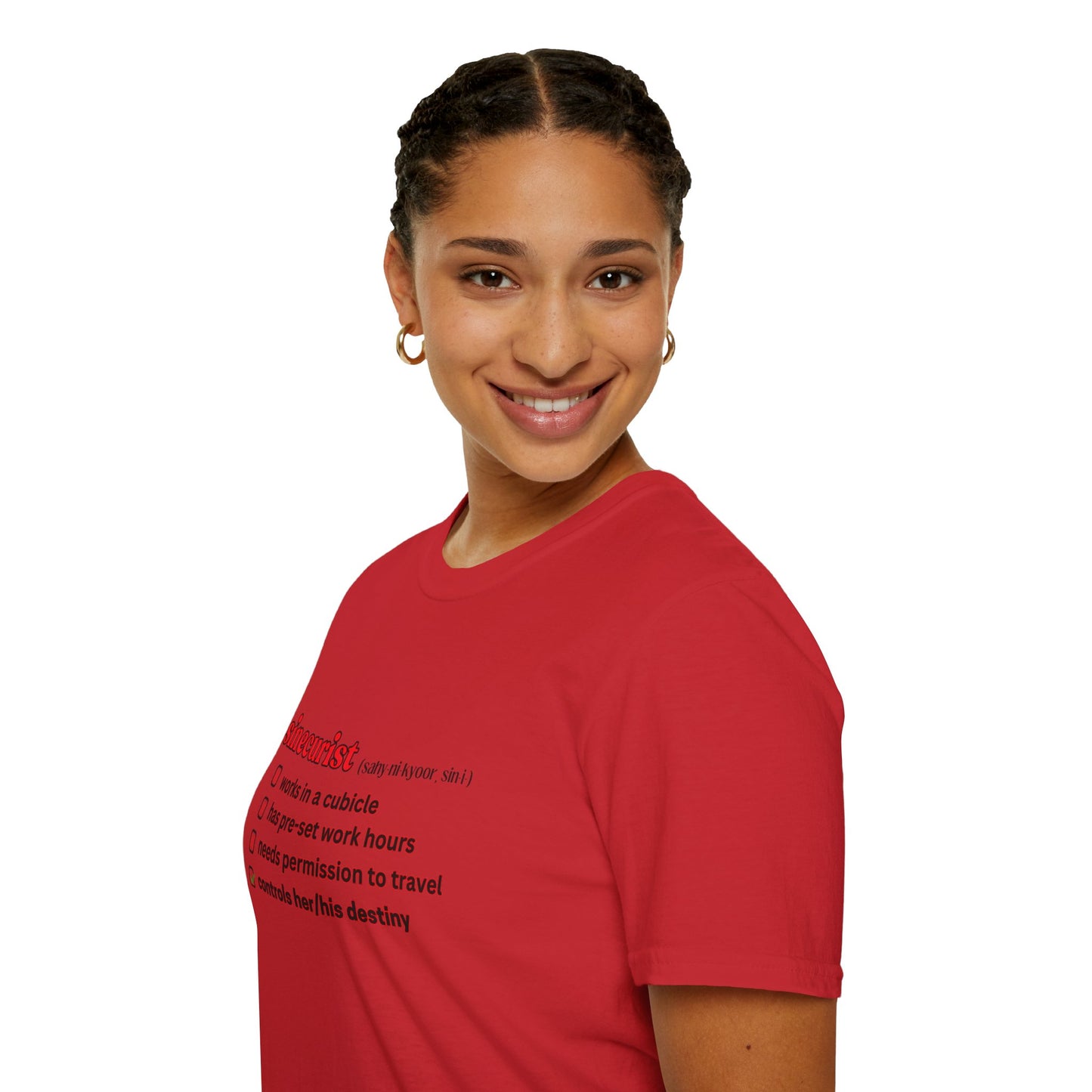UNI GOOGLE CHECK BOX R T-SHIRT - UNISEX