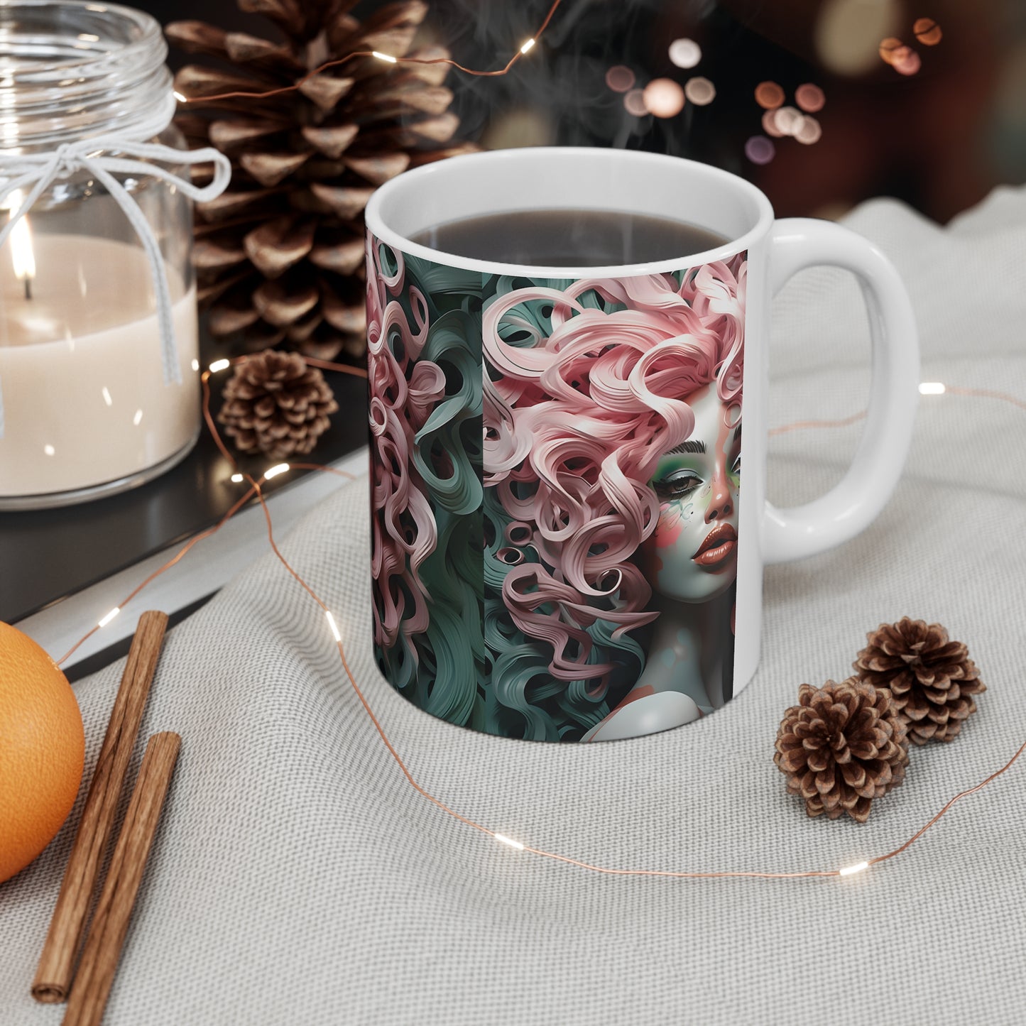 PAG CERAMIC TRESSES CERAMIC MUG - 11oz