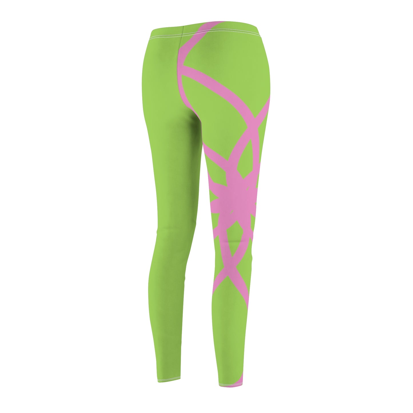 PAG SPIRALS PINK GREEN RT LEGGINGS