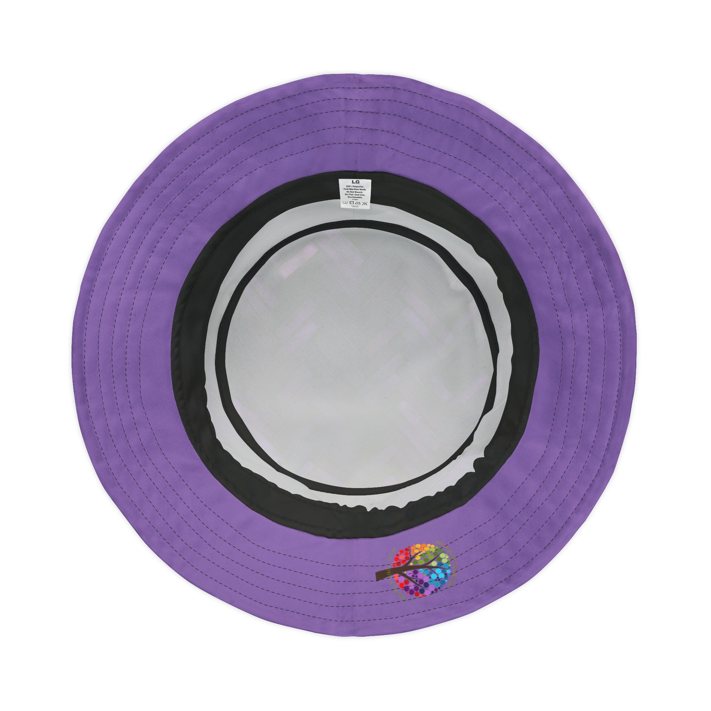 PURPLE BONES BUCKET HAT UNISEX