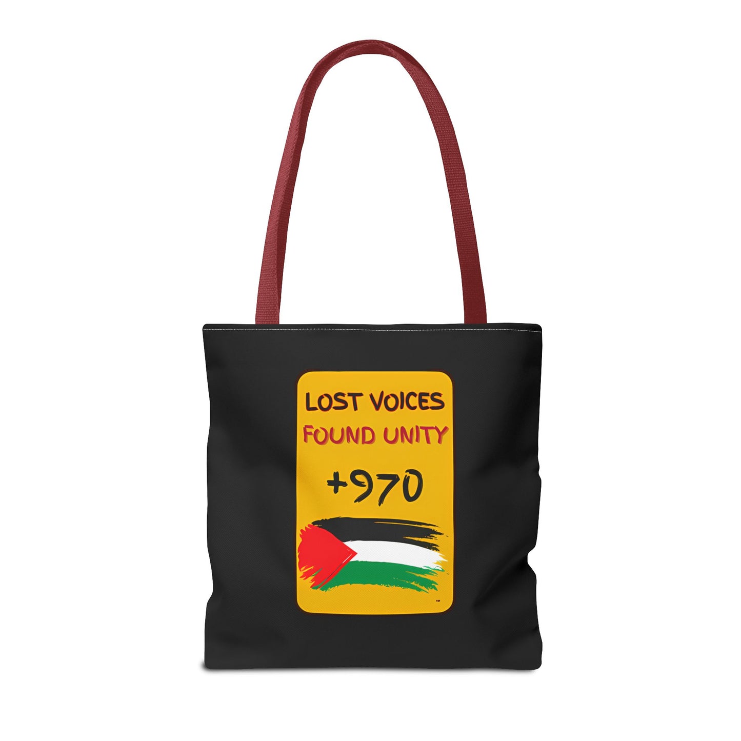 PALESTINE LOST VOICES TOTE BAG