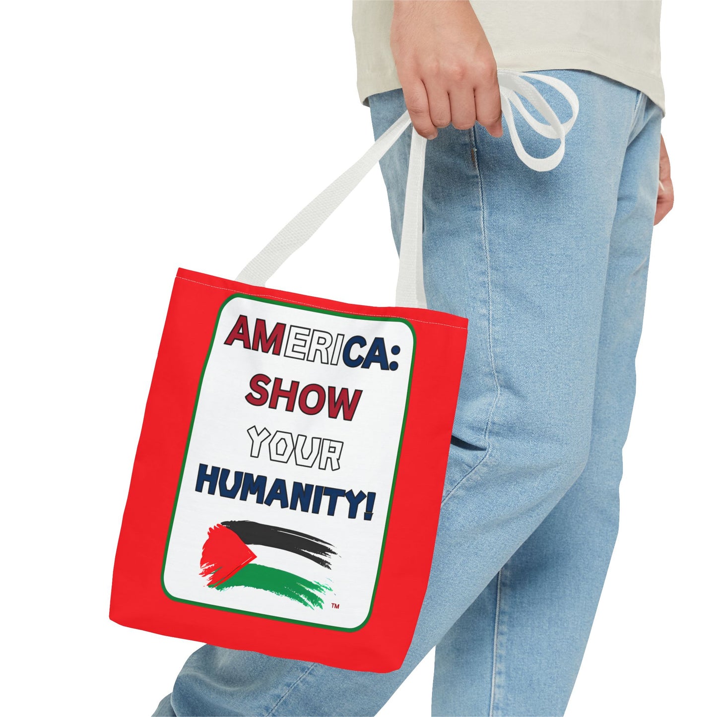 PALESTINE HUMANITY TOTE BAG