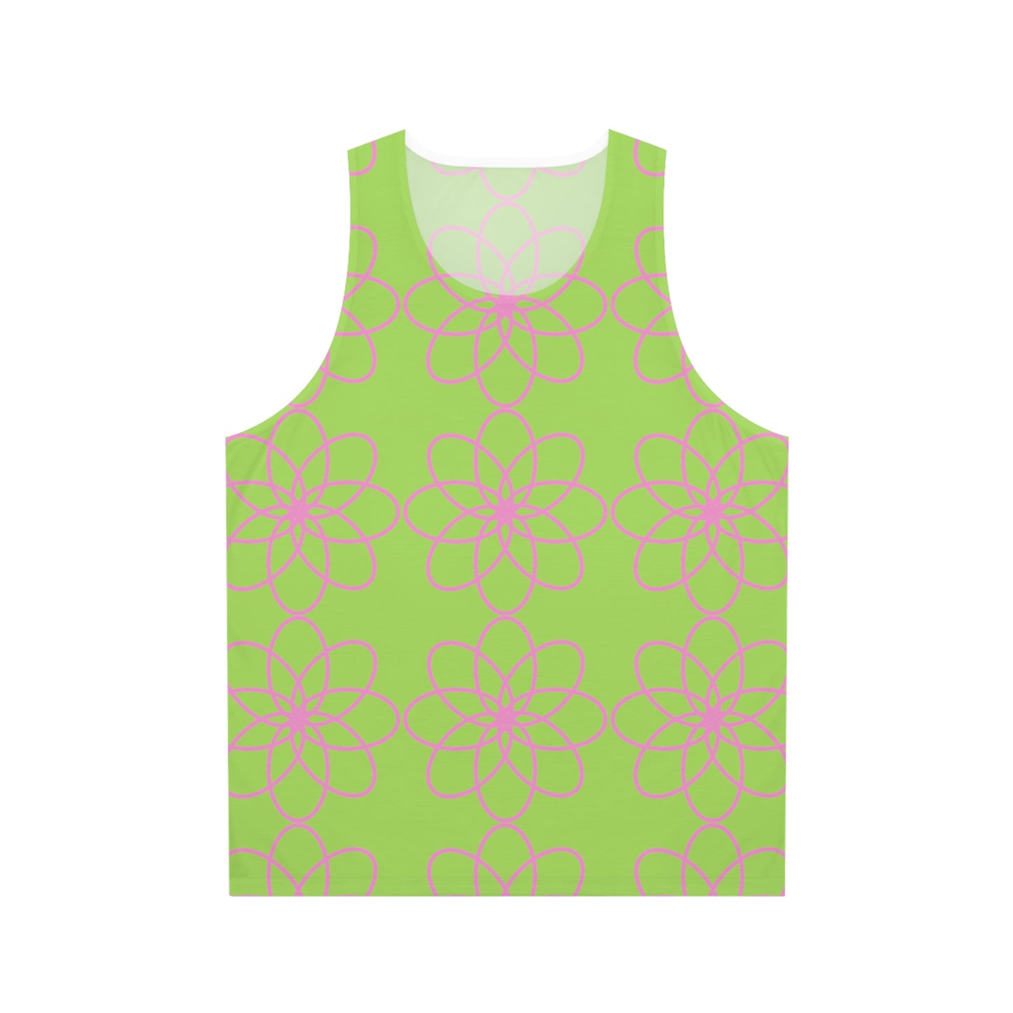 PAG SPIRALS PINK GREEN TANK
