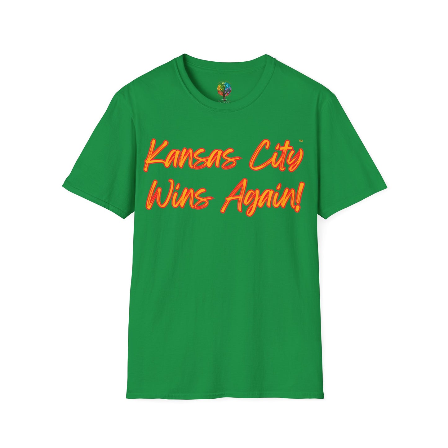 KC WINS AGAIN SOFTSTYLE T-SHIRT UNISEX
