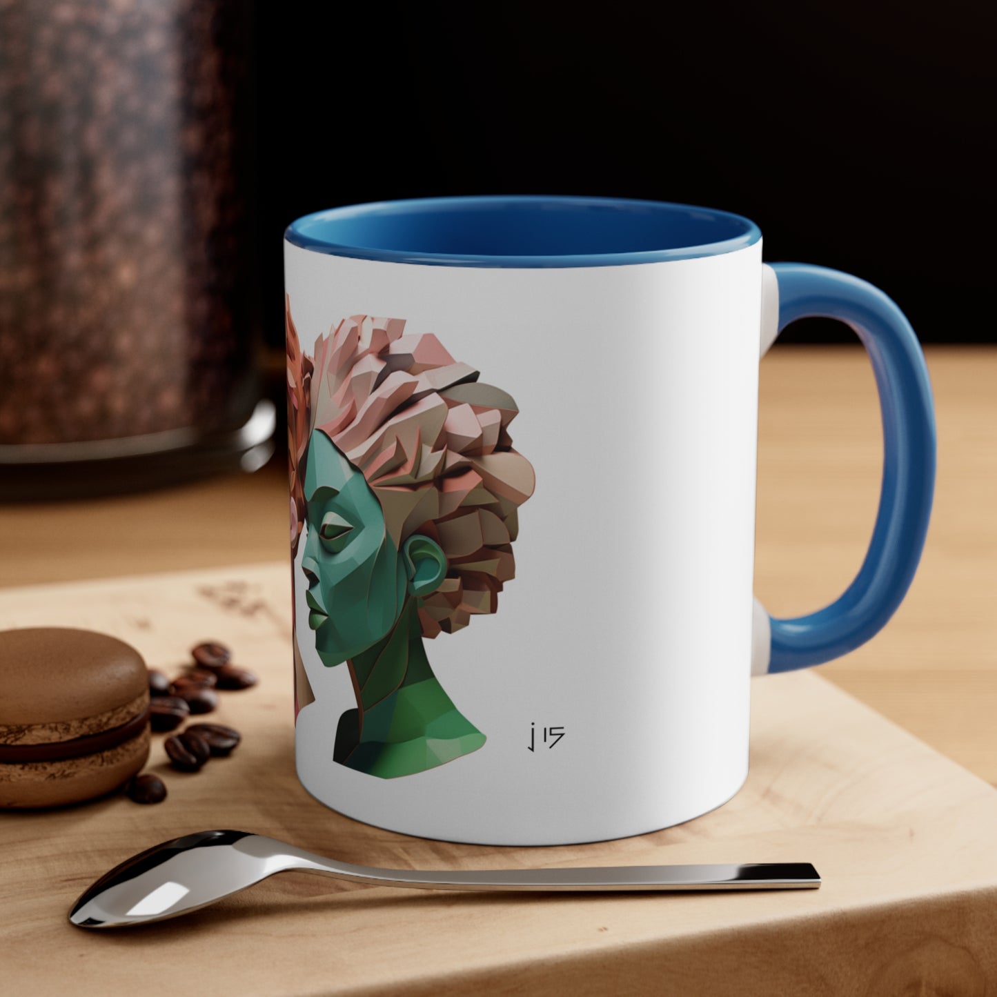 PAG SCULPTURED SISTERS CERAMIC MUG - 11OZ