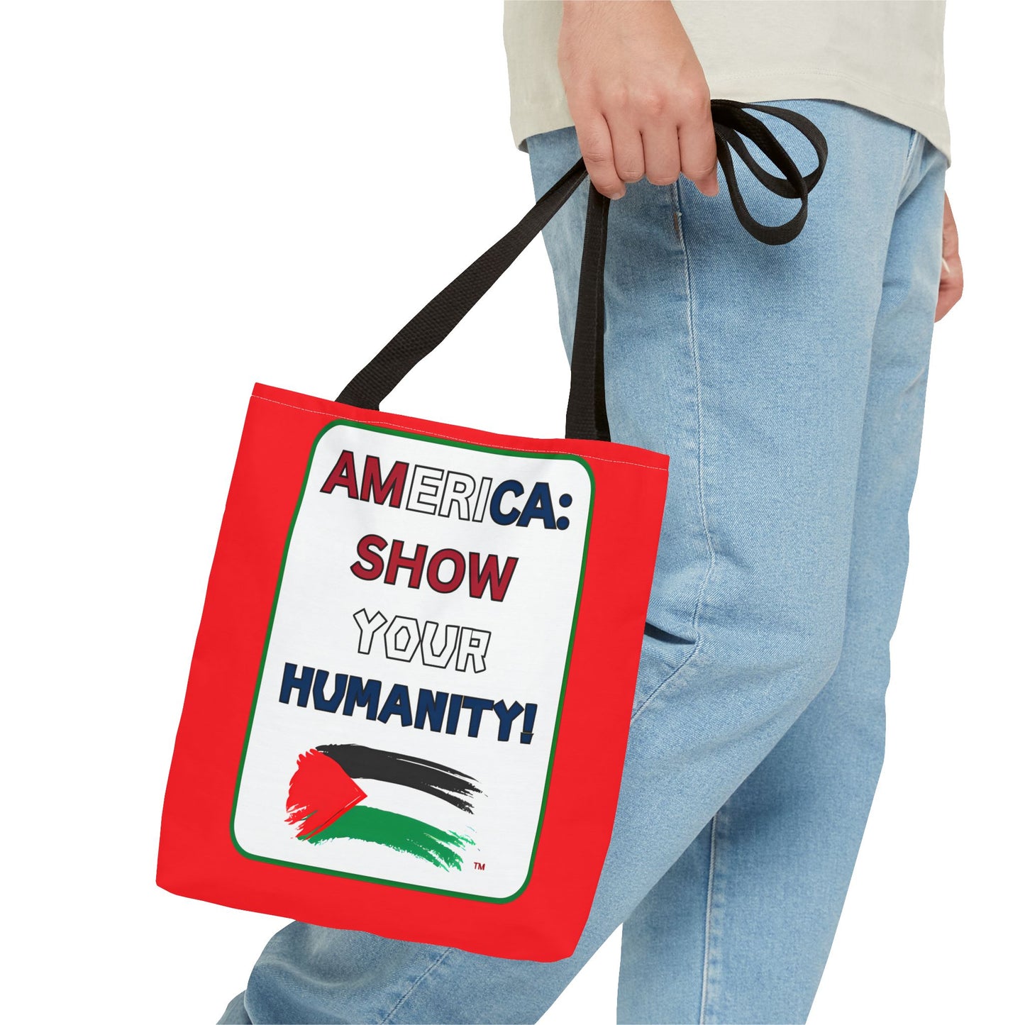 PALESTINE HUMANITY TOTE BAG