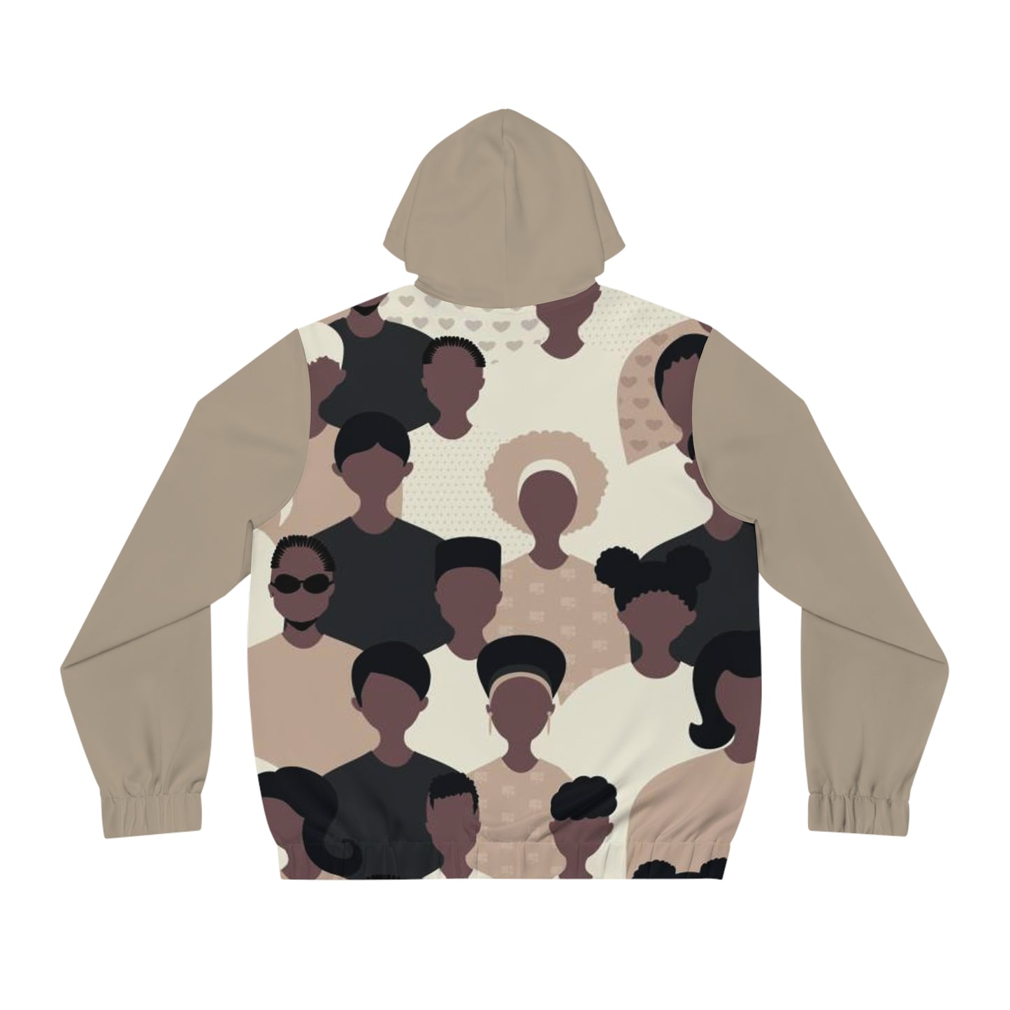 HIP CROWD BEIGE ZIP HOODIE MEN'S