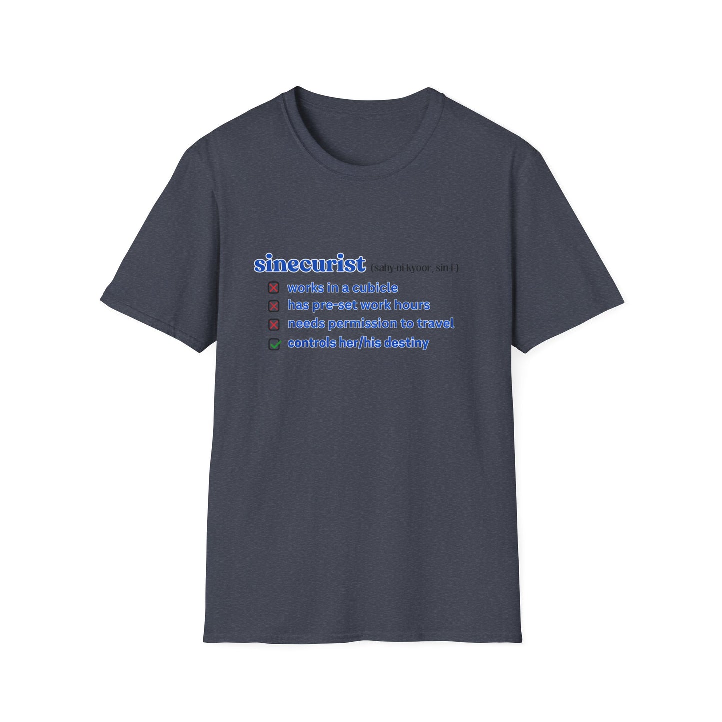 CHECK BOX B T-SHIRT - UNISEX