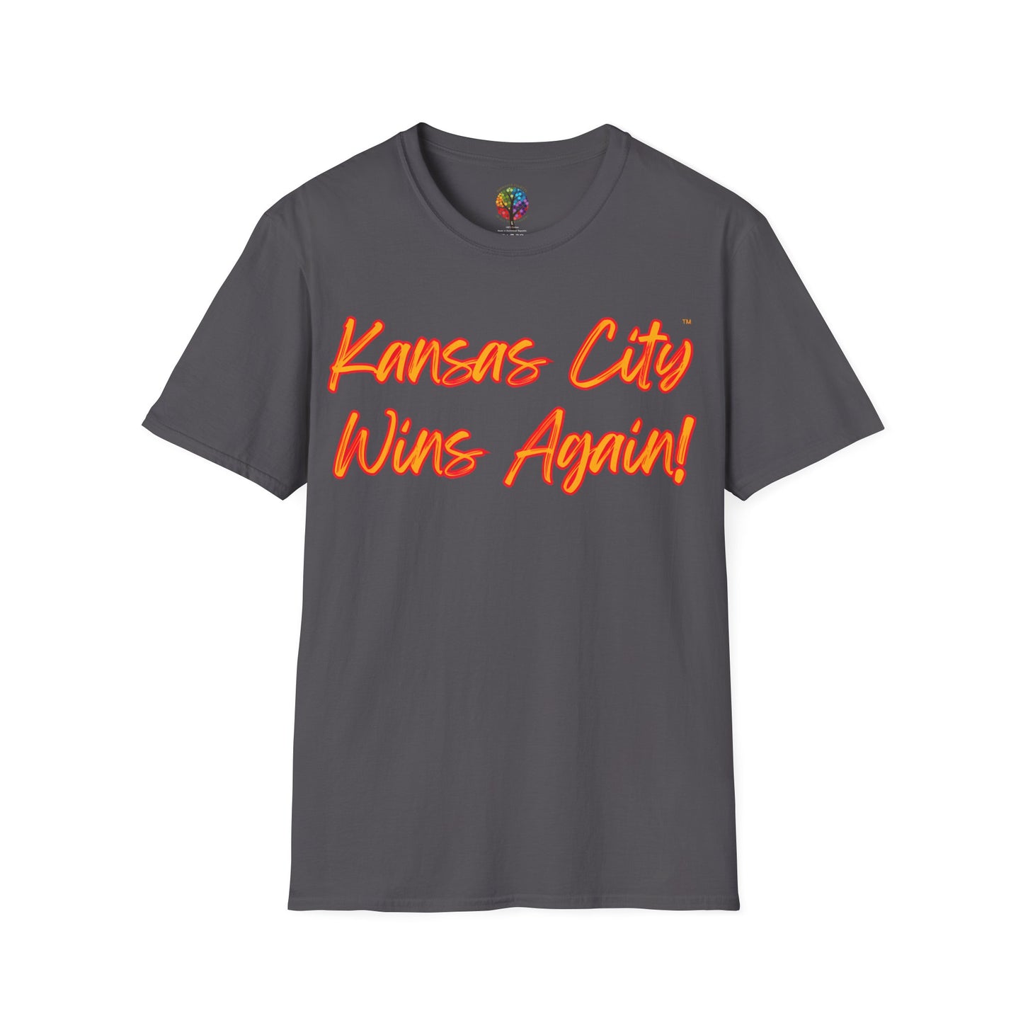 KC WINS AGAIN SOFTSTYLE T-SHIRT UNISEX