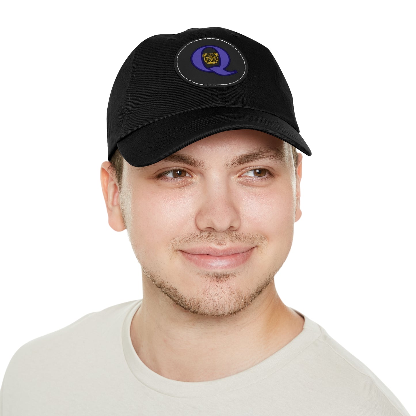 OME KING DOGG HAT WITH LEATHER PATCH (ROUND)