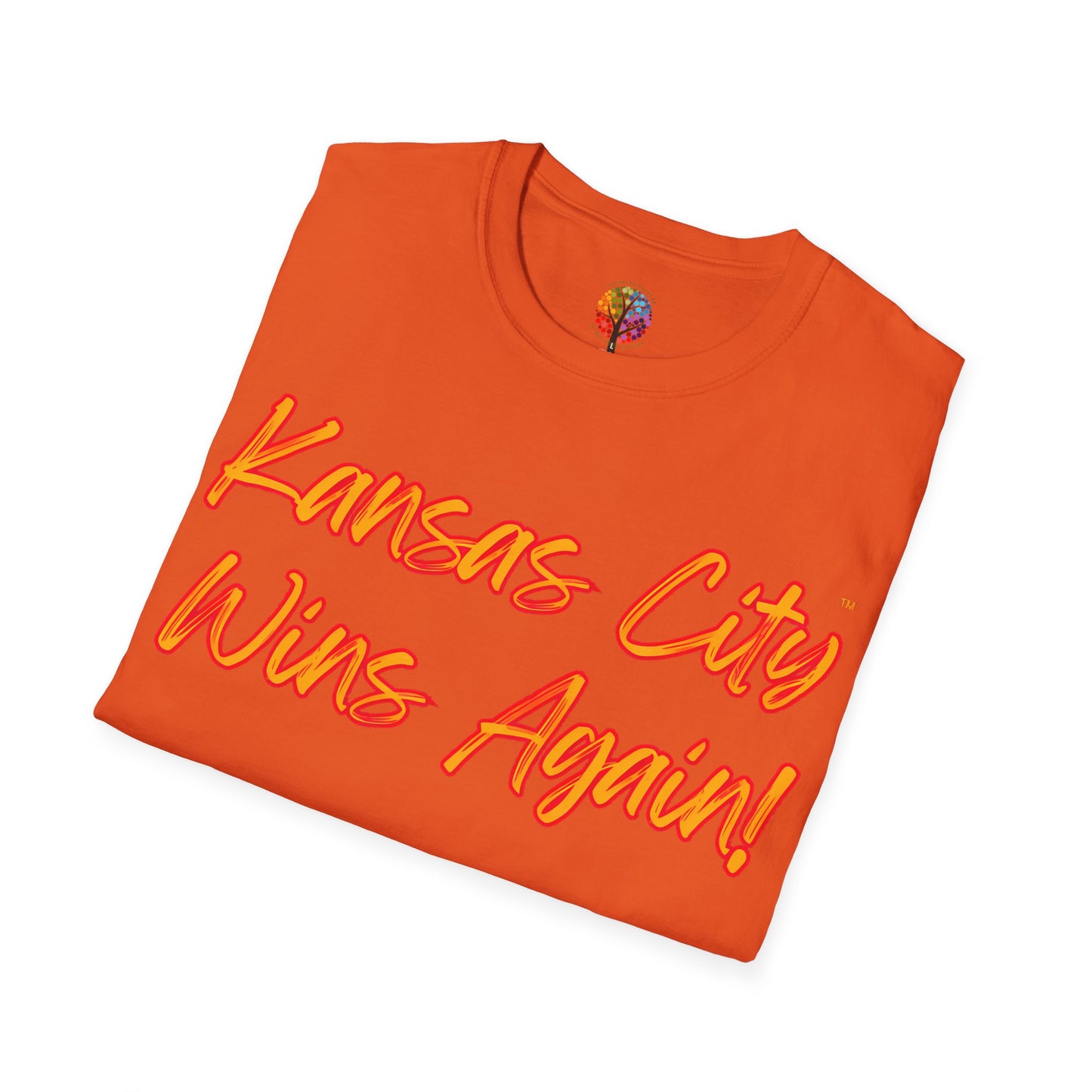KC WINS AGAIN SOFTSTYLE T-SHIRT UNISEX