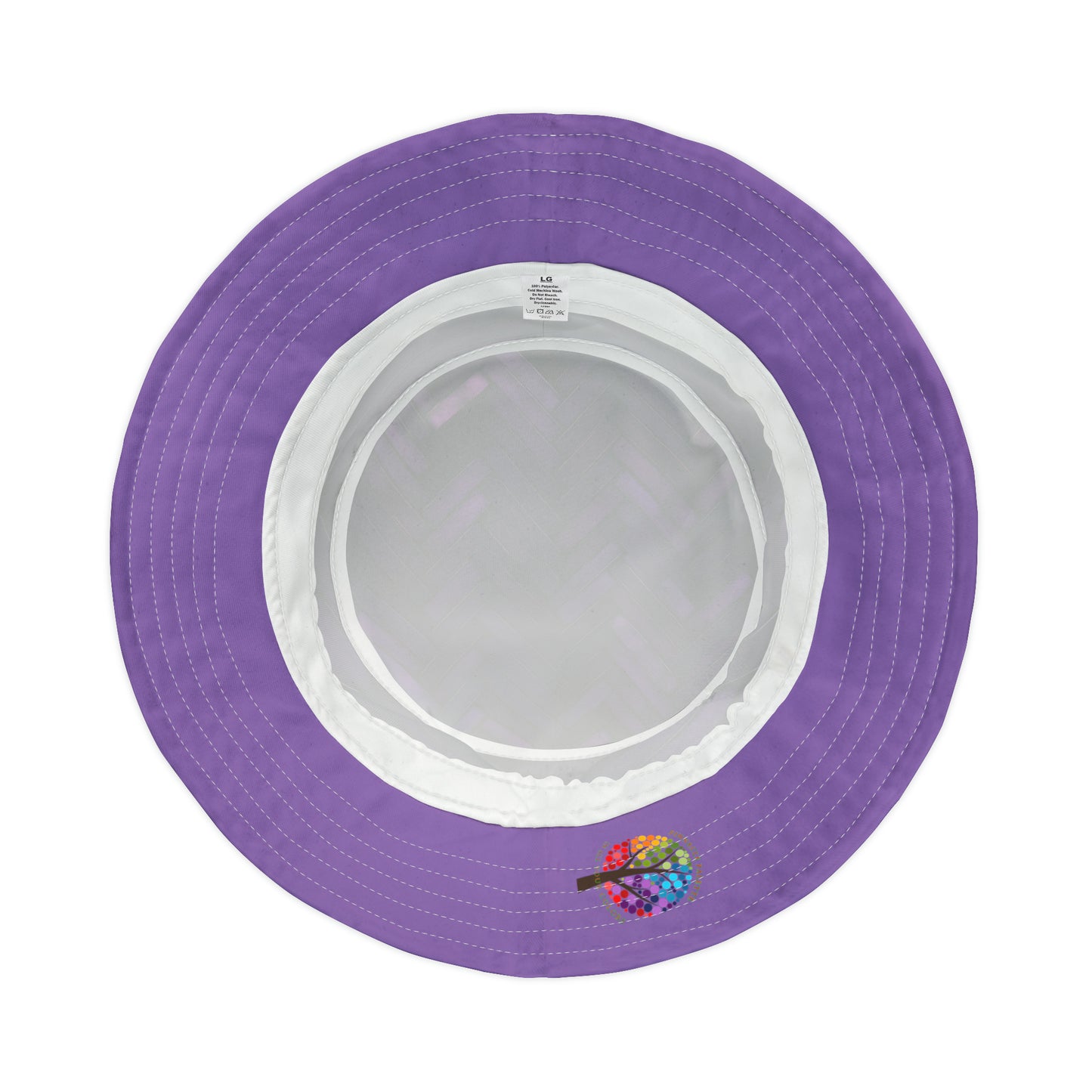 PURPLE BONES BUCKET HAT UNISEX