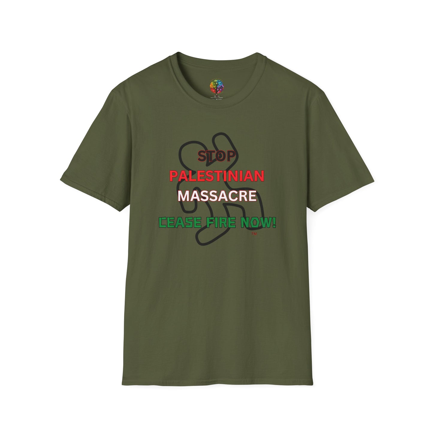 CEASE FIRE T-SHIRT UNISEX