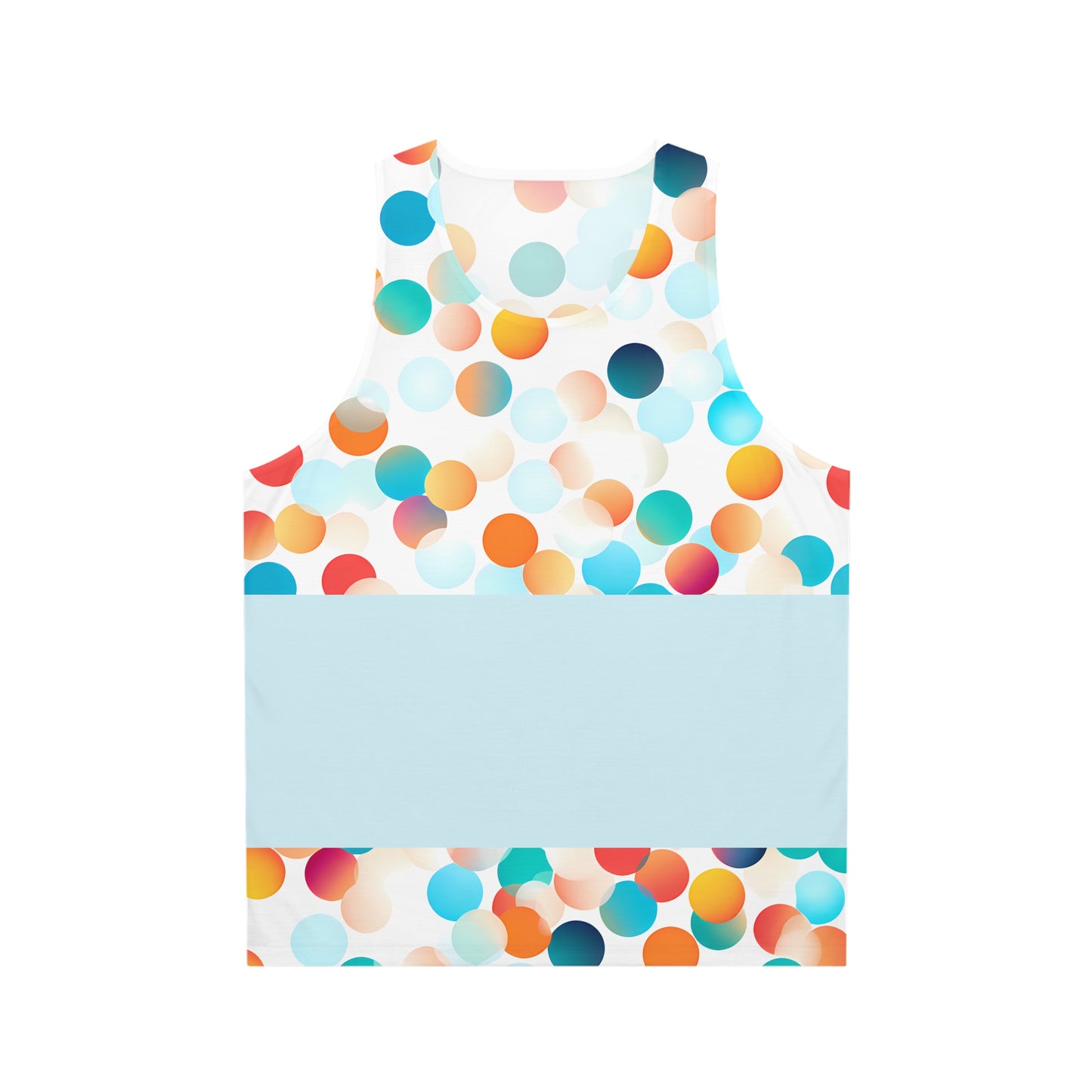 CIRCLES LT BLUE TOP/BOT TANK
