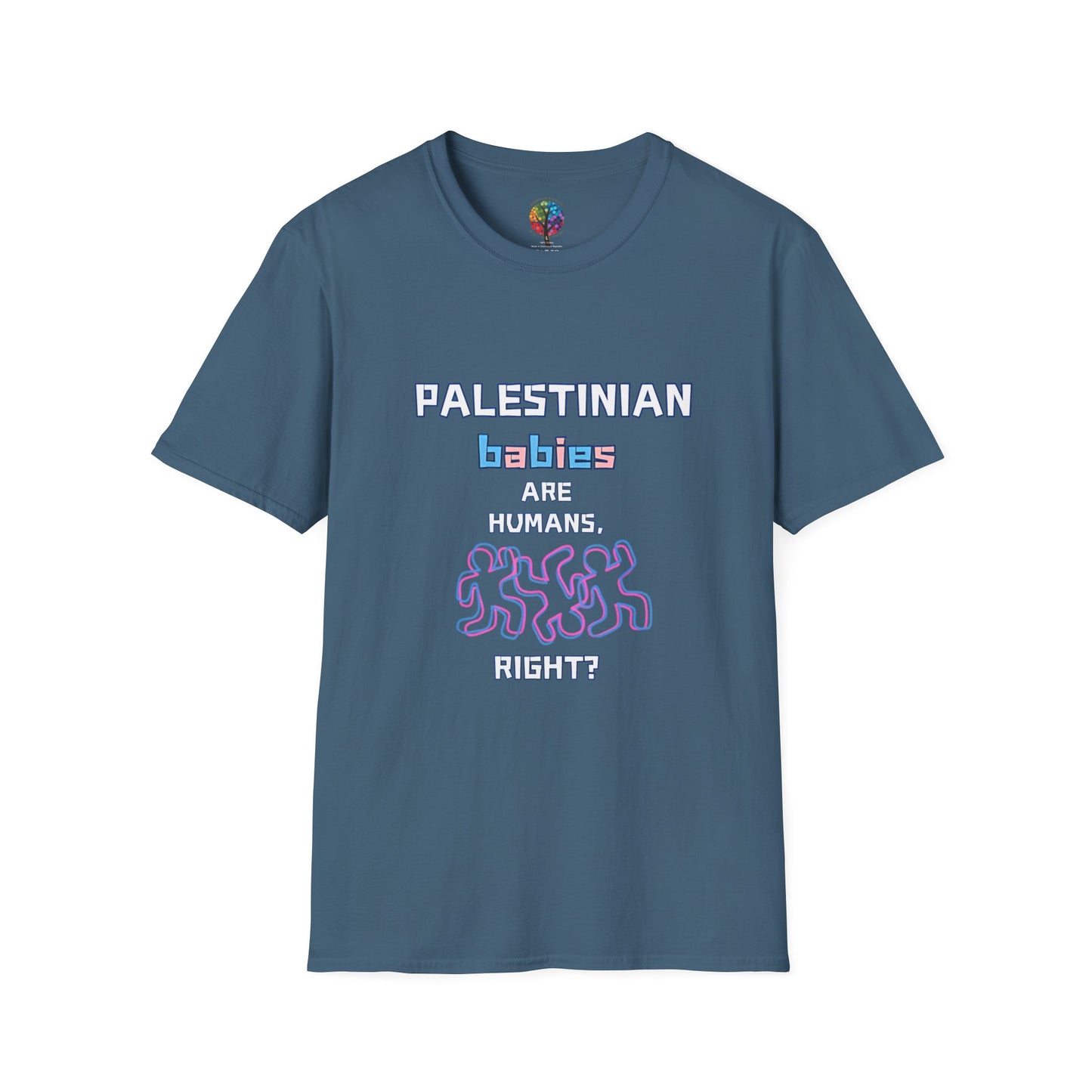 PALESTINE HUMAN BABIES T-SHIRT UNISEX
