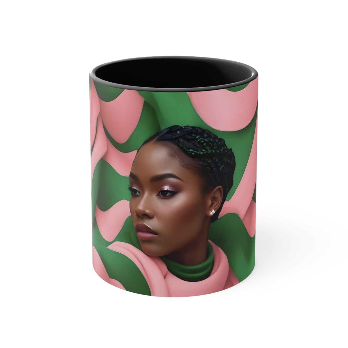 PAG SWIRLY BACK MUG, 11OZ