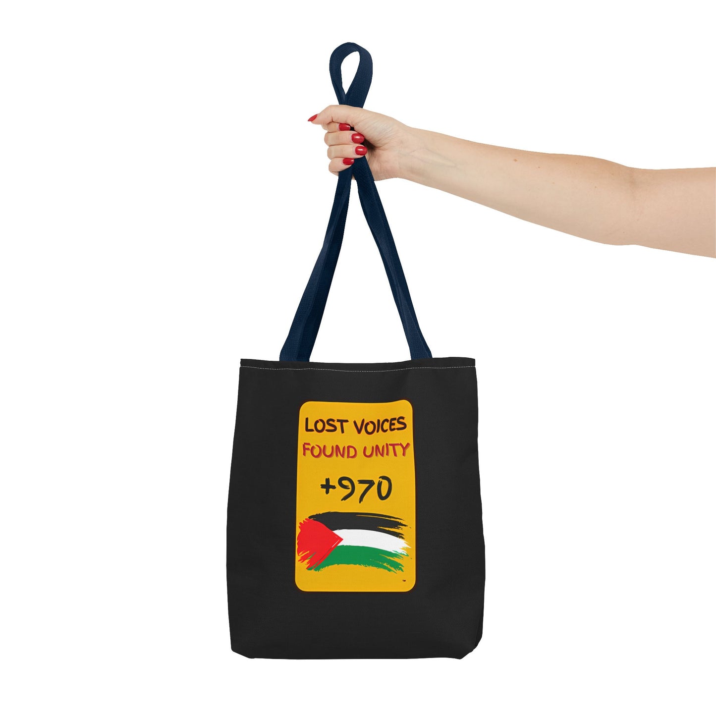 PALESTINE LOST VOICES TOTE BAG