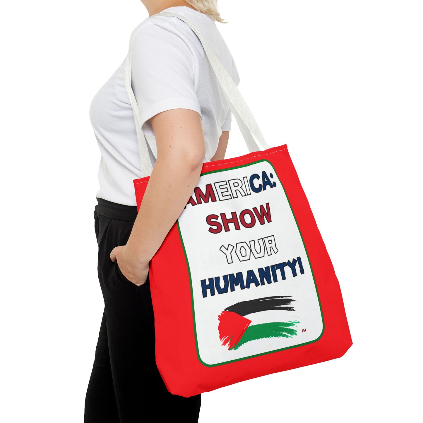PALESTINE HUMANITY TOTE BAG