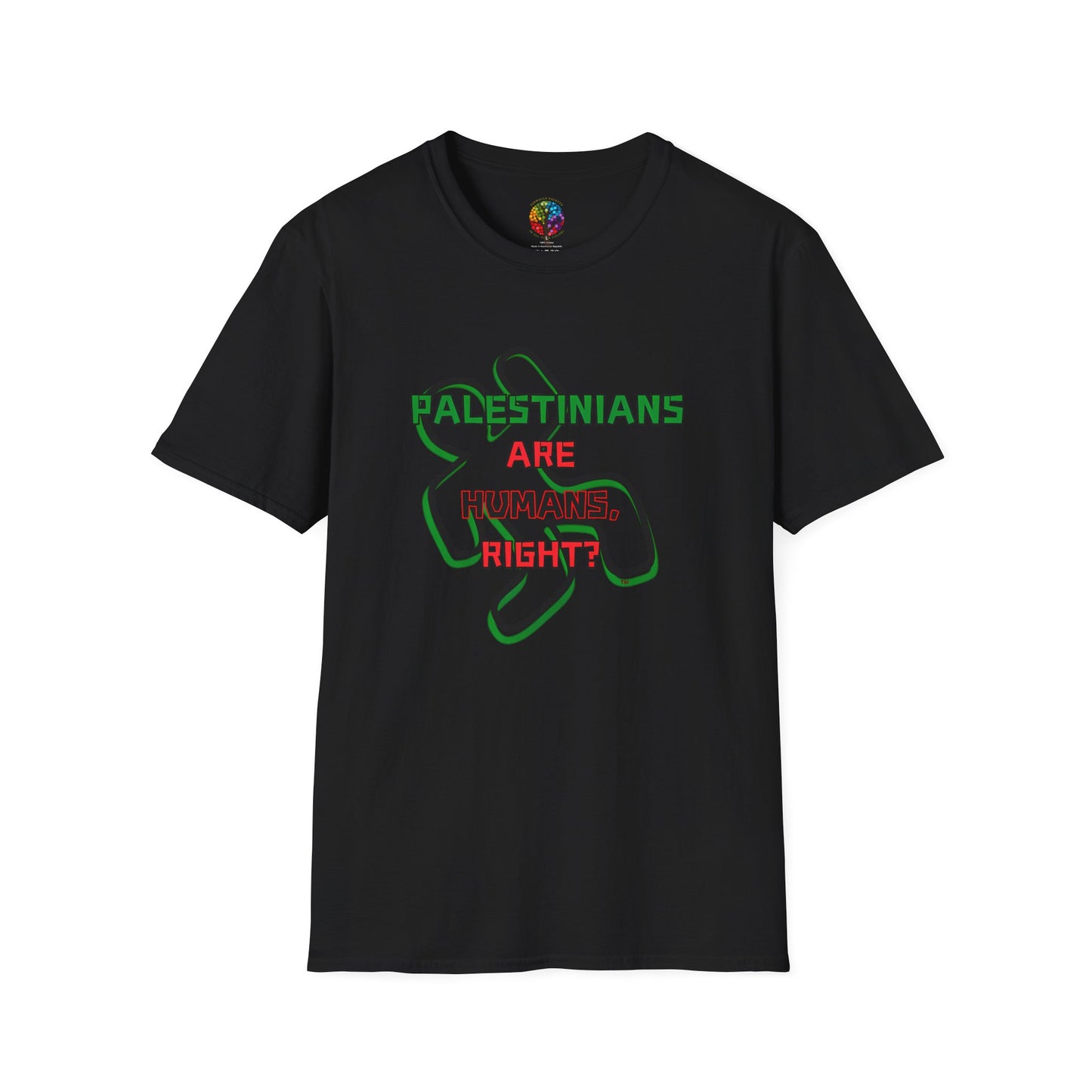 PALESTINE HUMANS RIGHT? T-SHIRT UNISEX