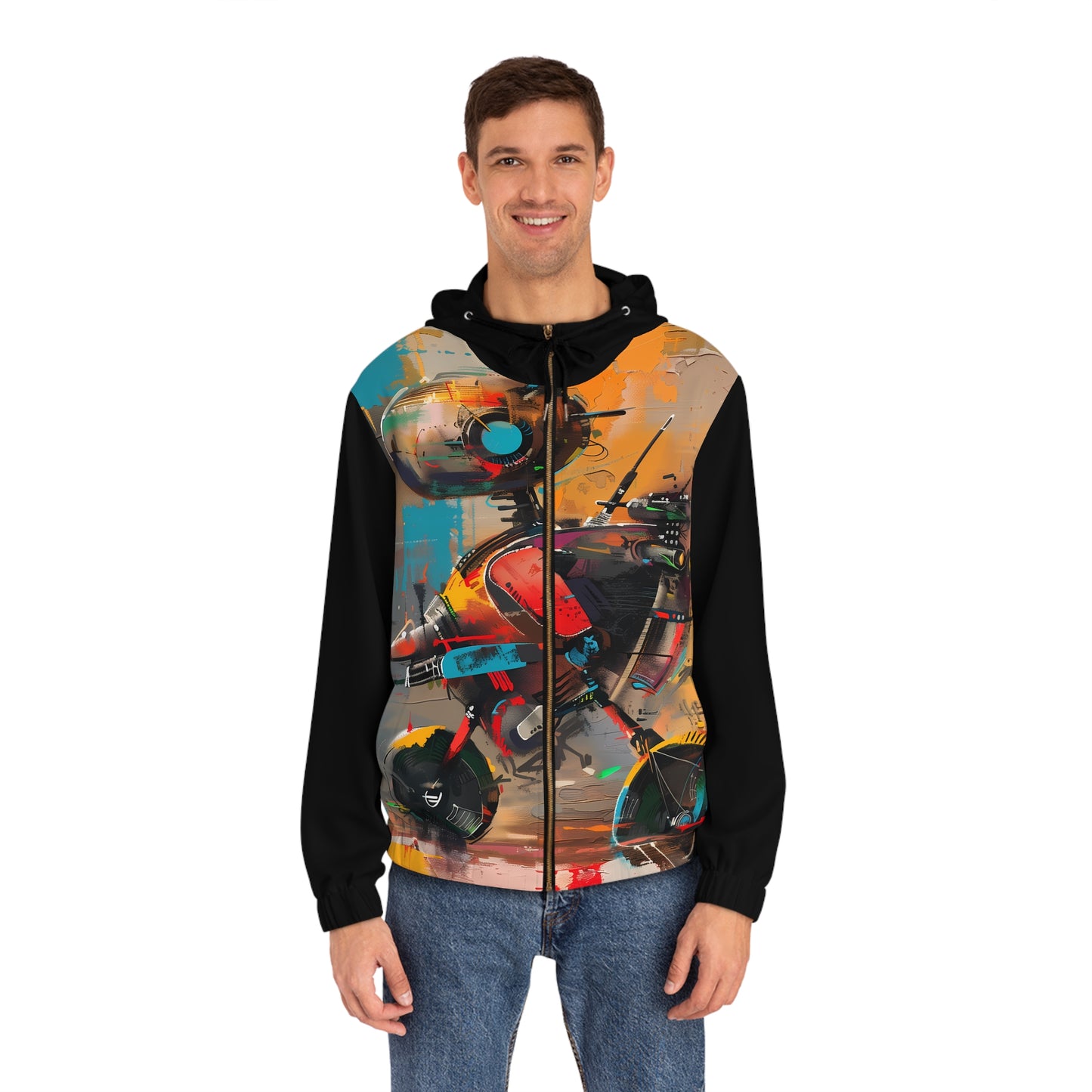 JMB TWO WHEELER MEN'S ZIP HOODIE