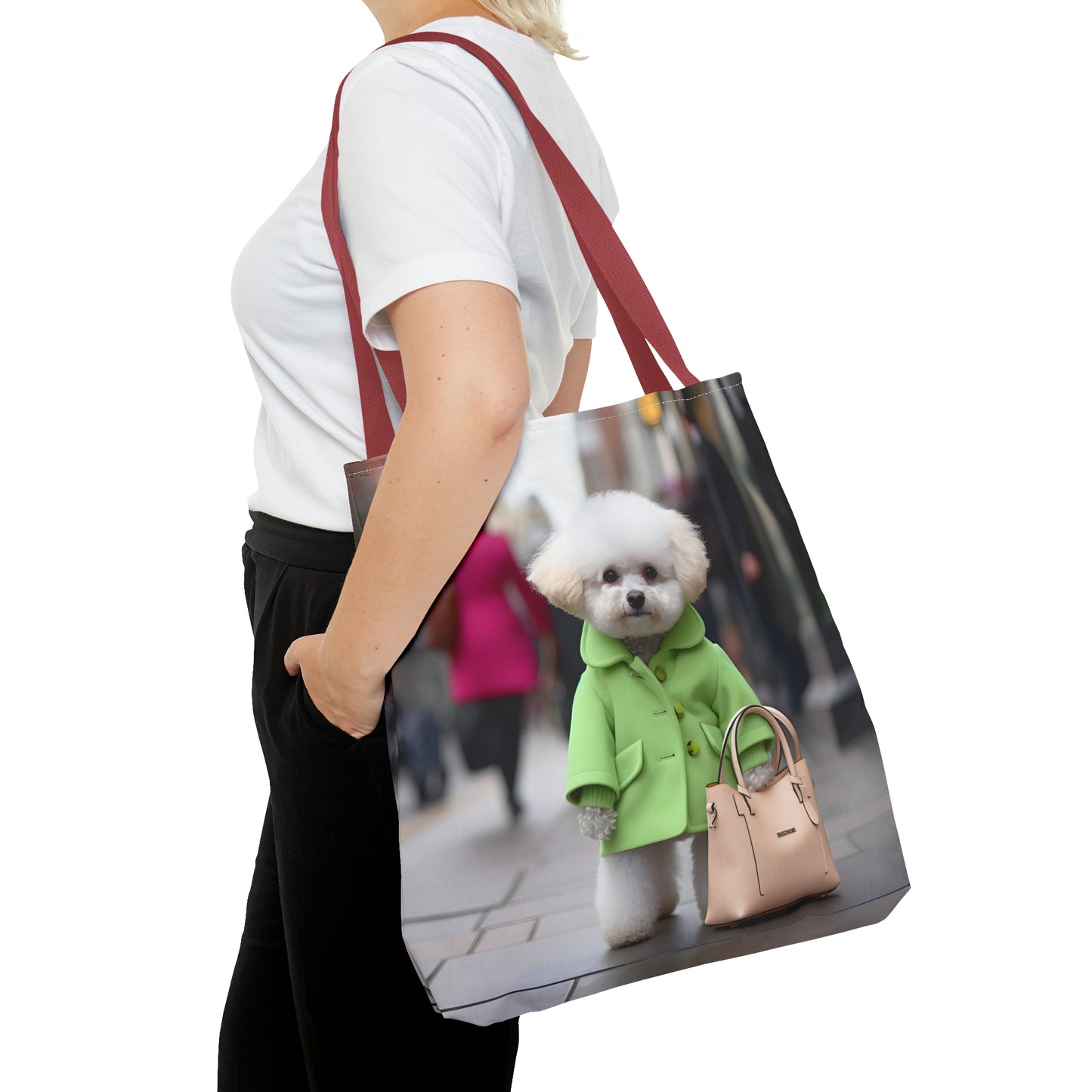 BICHON FRISE TOTE BAG