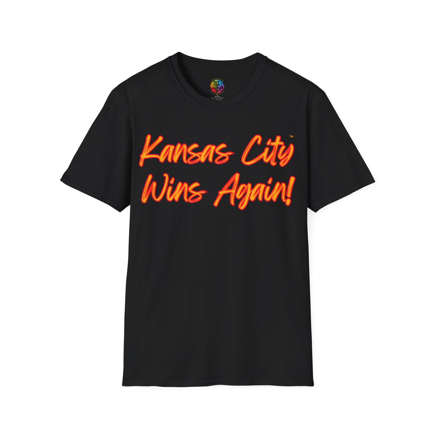 KC WINS AGAIN SOFTSTYLE T-SHIRT UNISEX