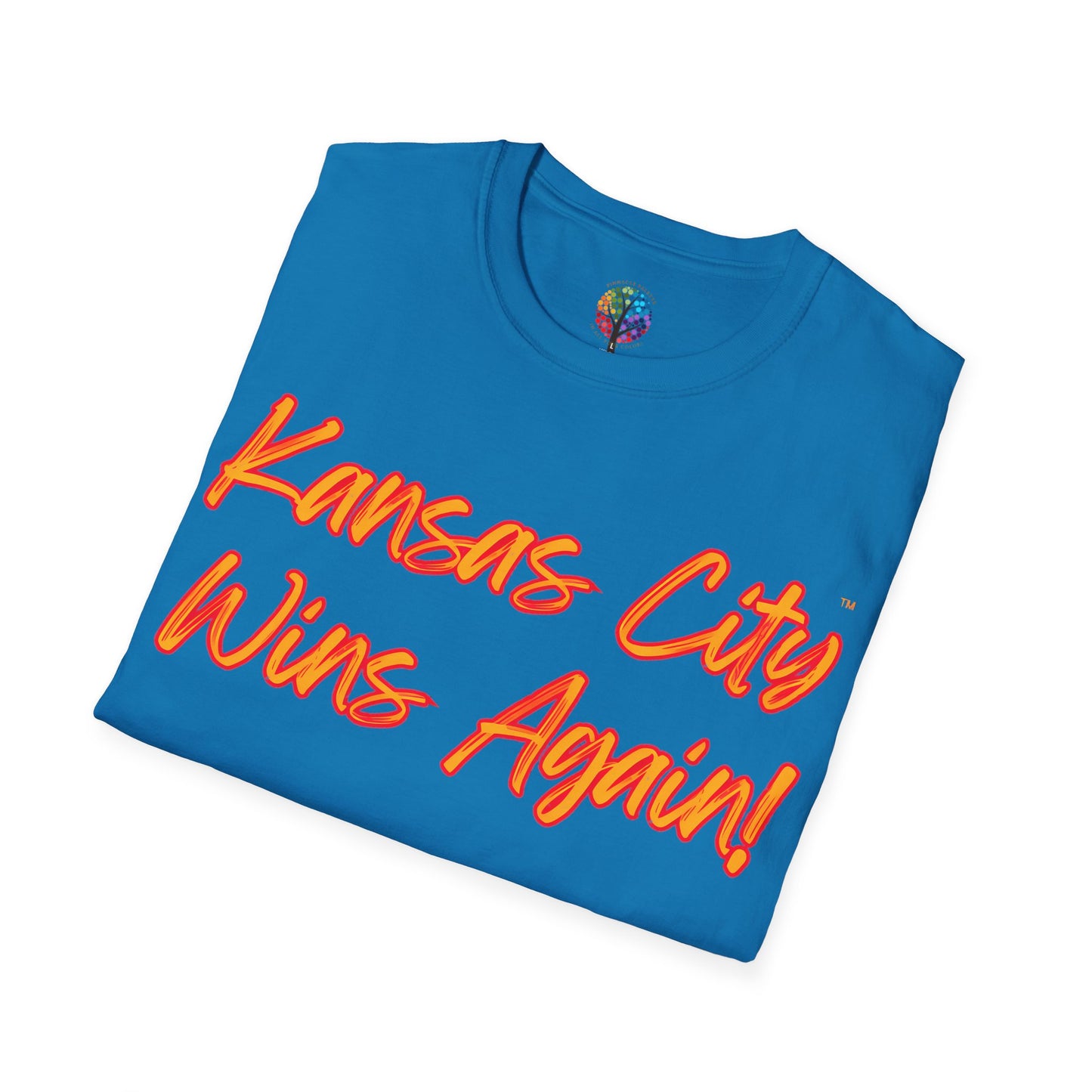 KC WINS AGAIN SOFTSTYLE T-SHIRT UNISEX