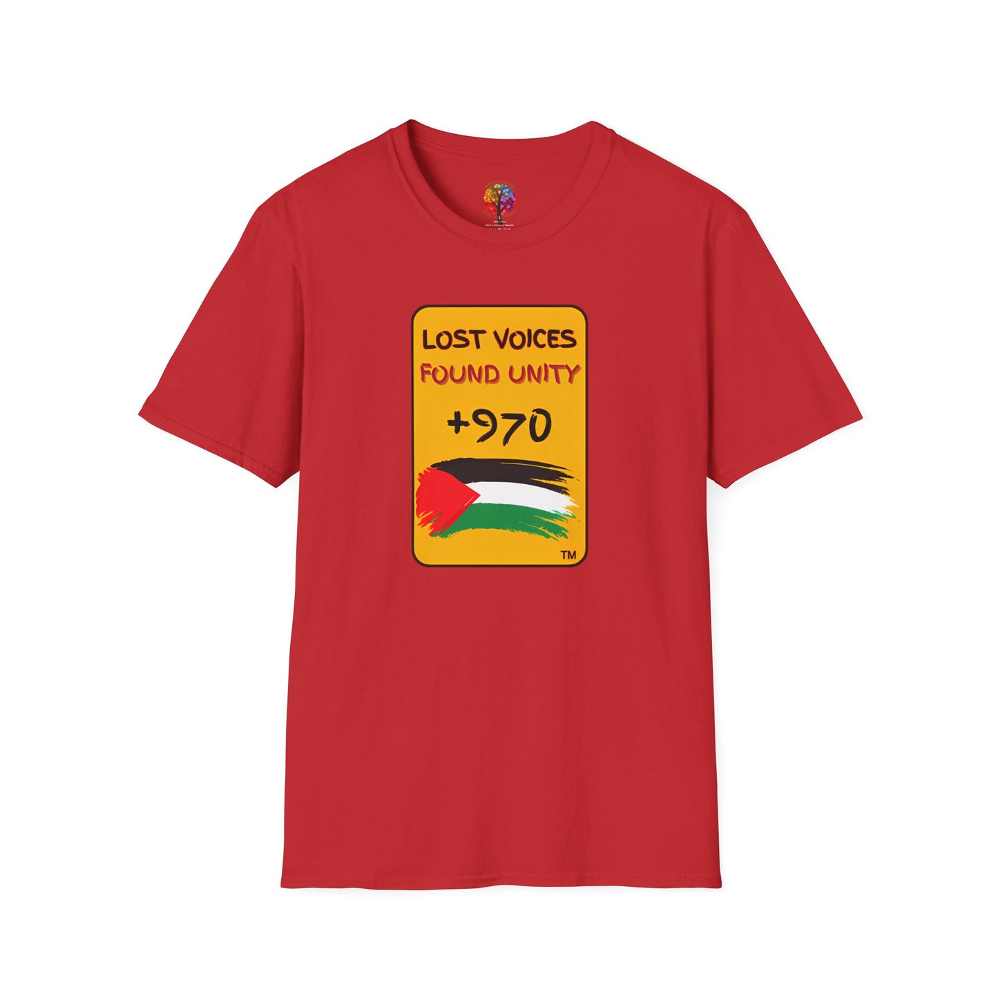 PALESTINE FOUND UNITY T-SHIRT UNISEX