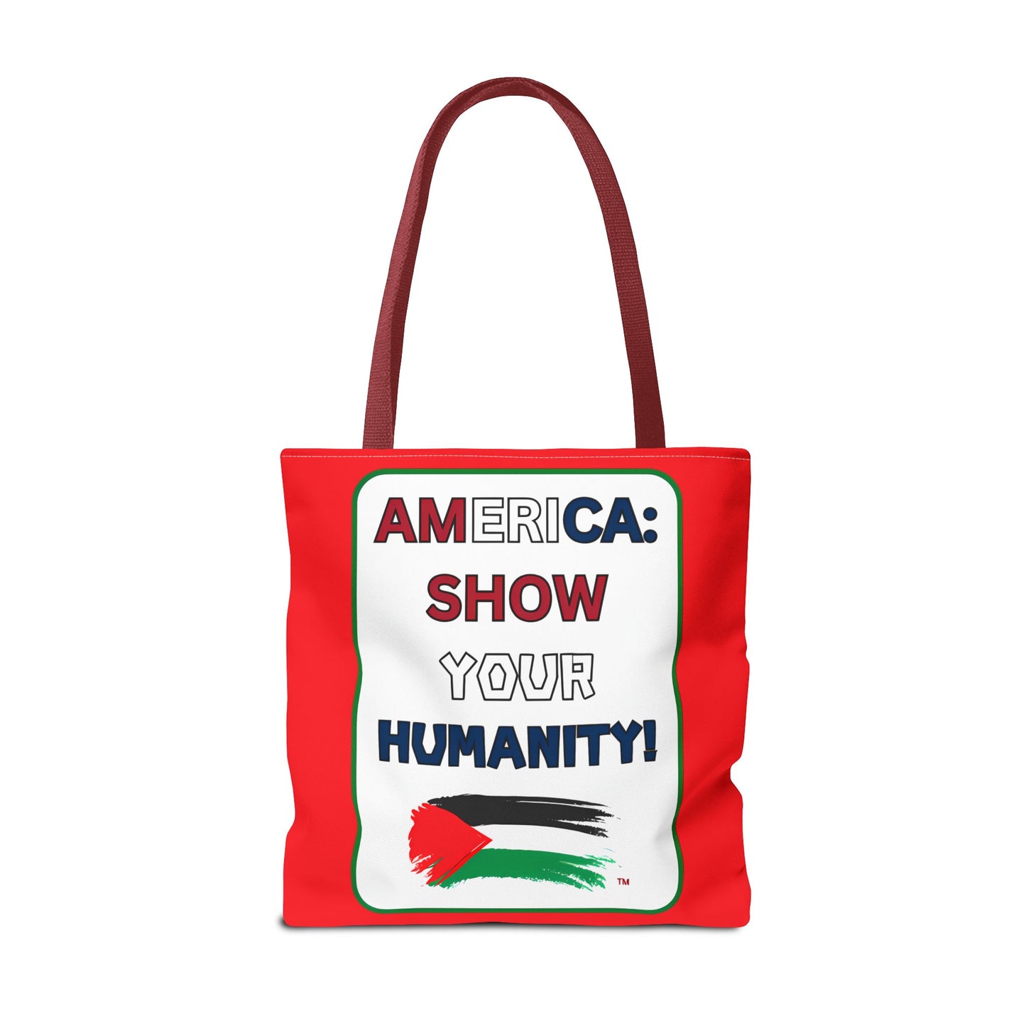 PALESTINE HUMANITY TOTE BAG