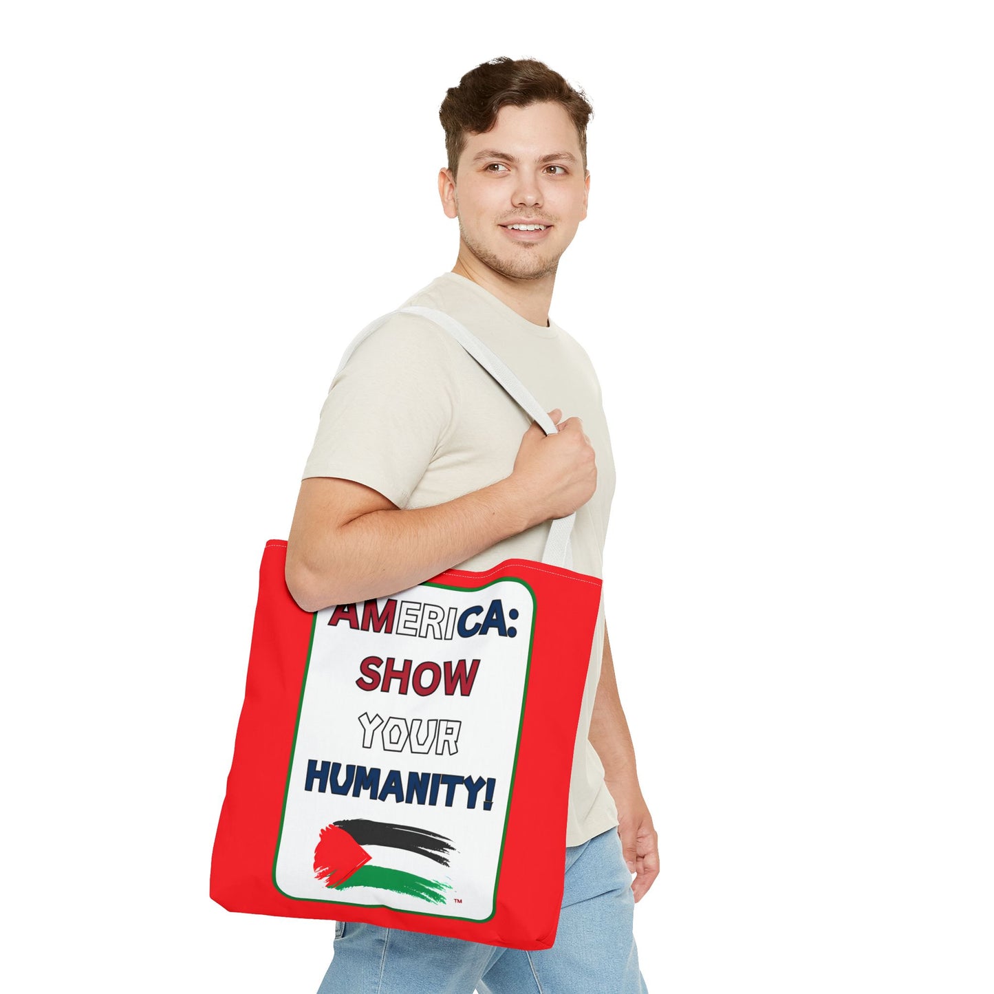 PALESTINE HUMANITY TOTE BAG