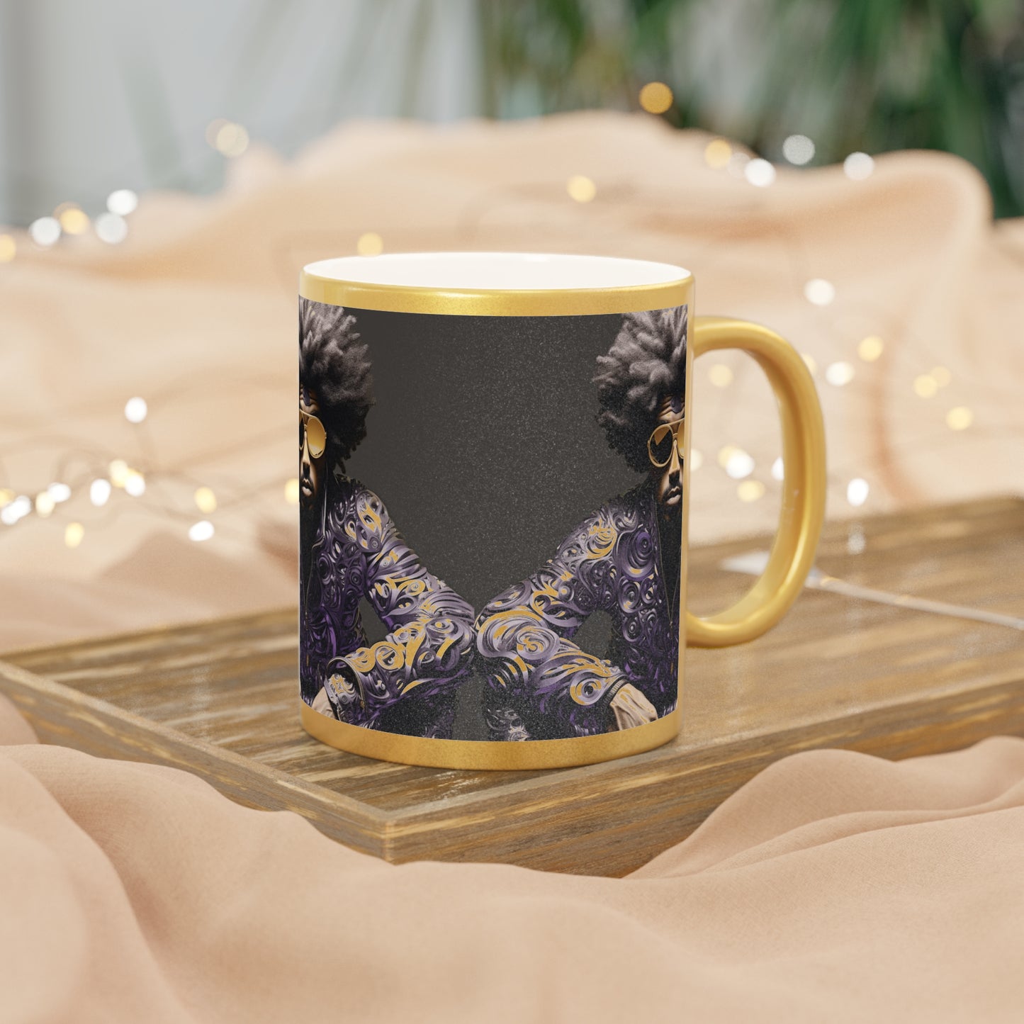 OME CHILL FOUNDERS' METALLIC MUG (SILVER\GOLD)
