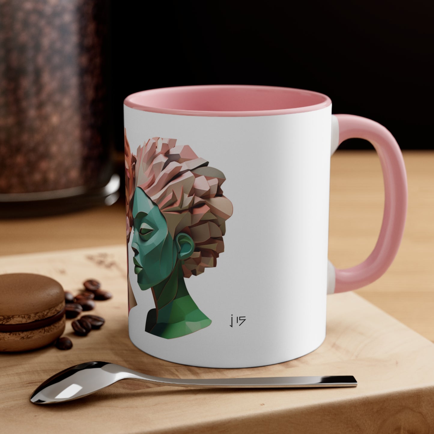 PAG SCULPTURED SISTERS CERAMIC MUG - 11OZ