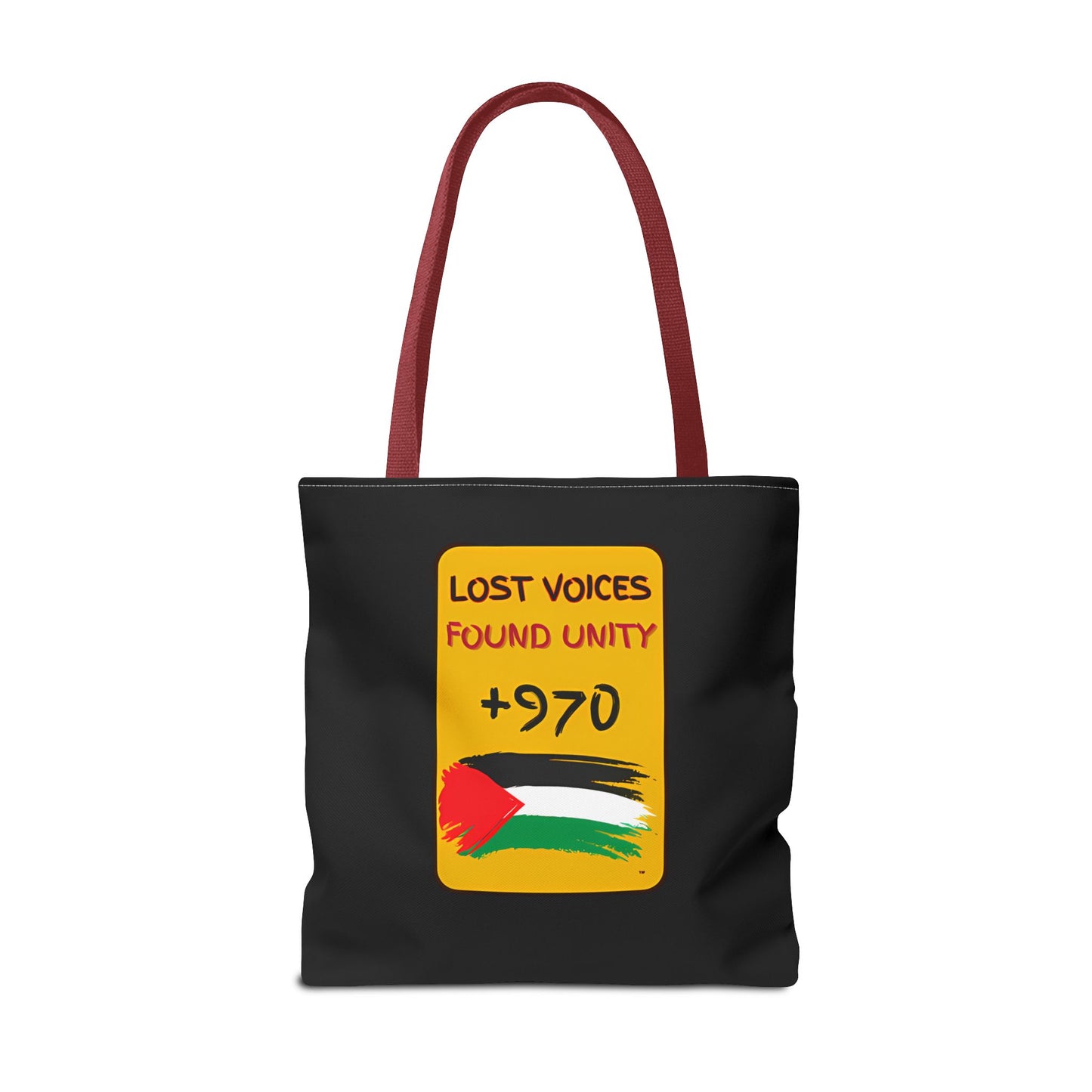 PALESTINE LOST VOICES TOTE BAG