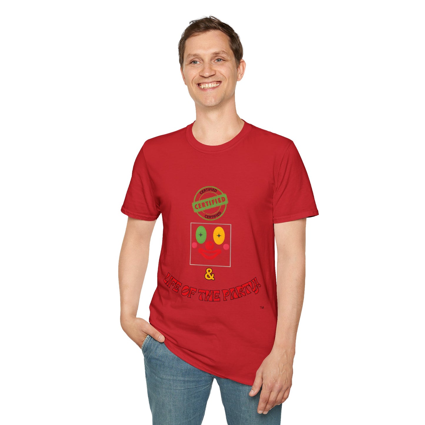 CERTIFIED CLOWN SOFTSTYLE T-SHIRT UNISEX