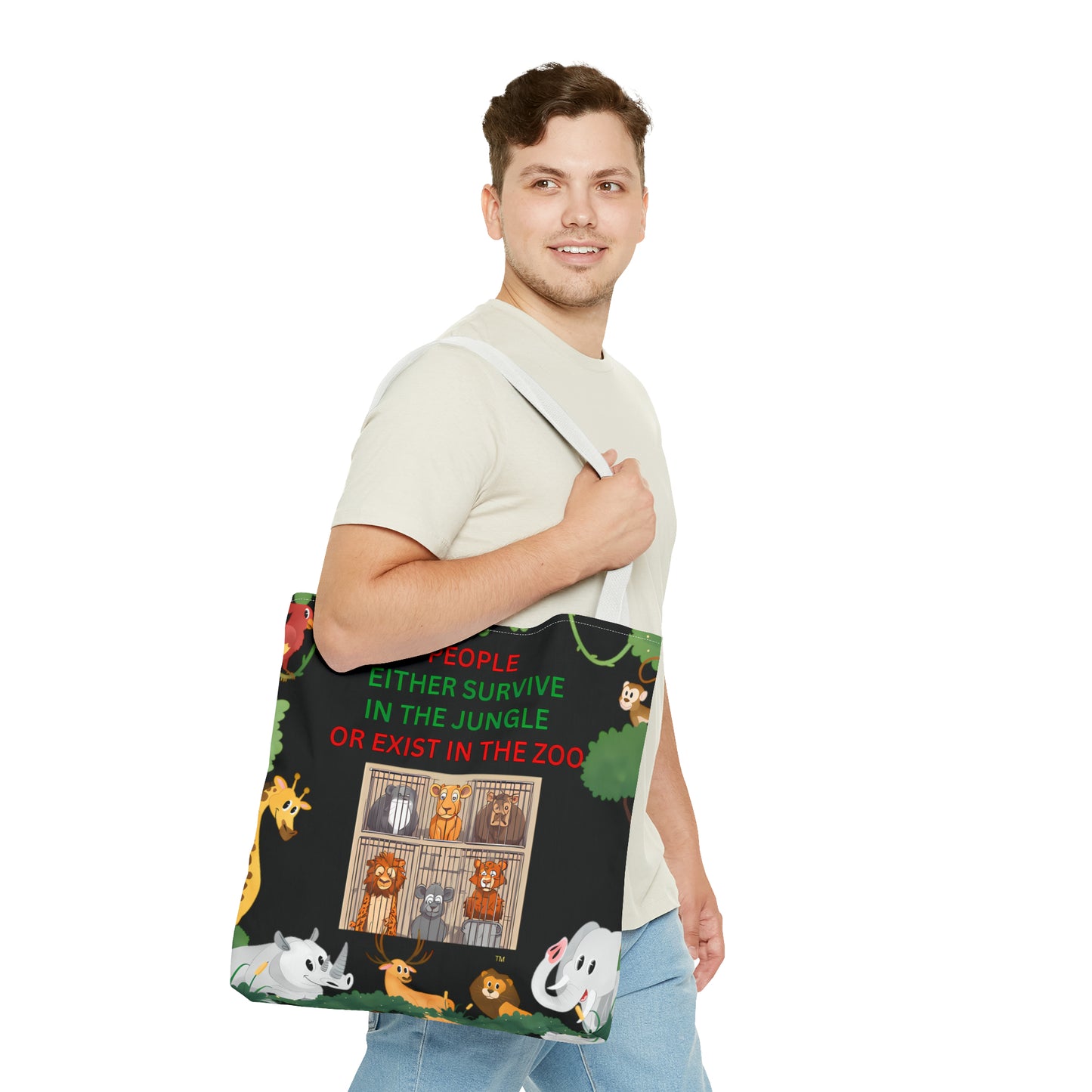 JUNGLE JIVE TOTE BAG