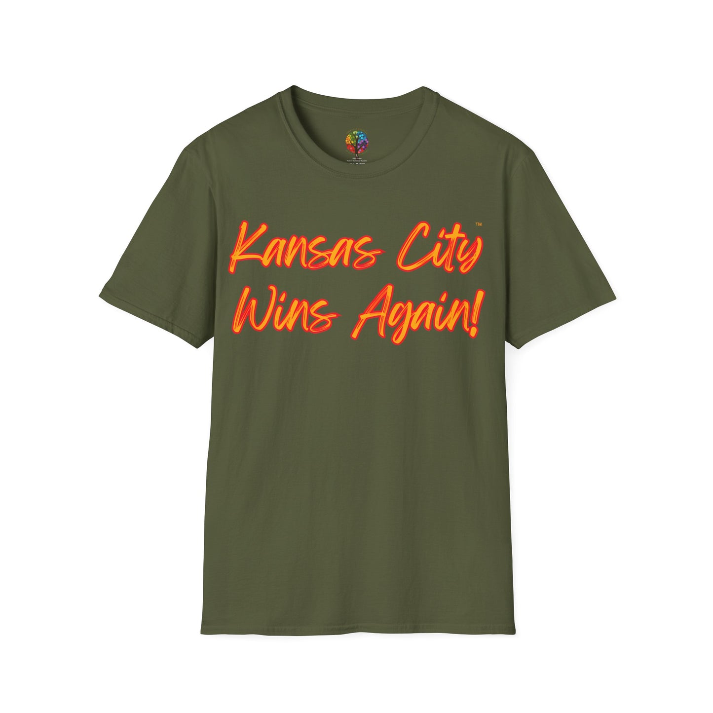 KC WINS AGAIN SOFTSTYLE T-SHIRT UNISEX
