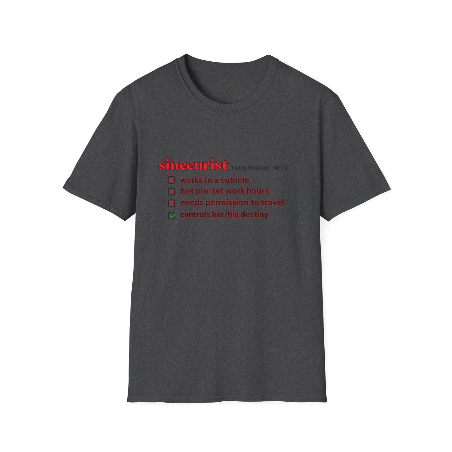 UNI GOOGLE CHECK BOX R T-SHIRT - UNISEX