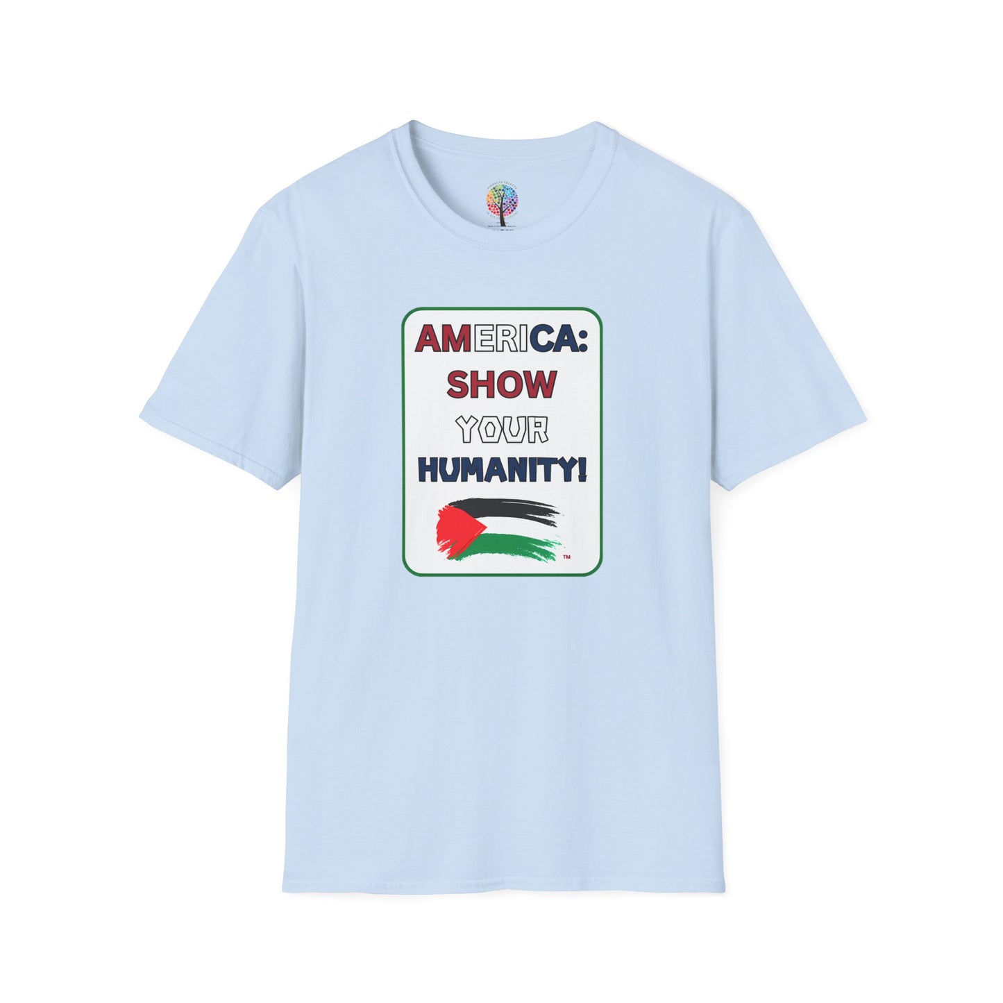 PALESTINE FLAG ABSTRACT T-SHIRT UNISEX
