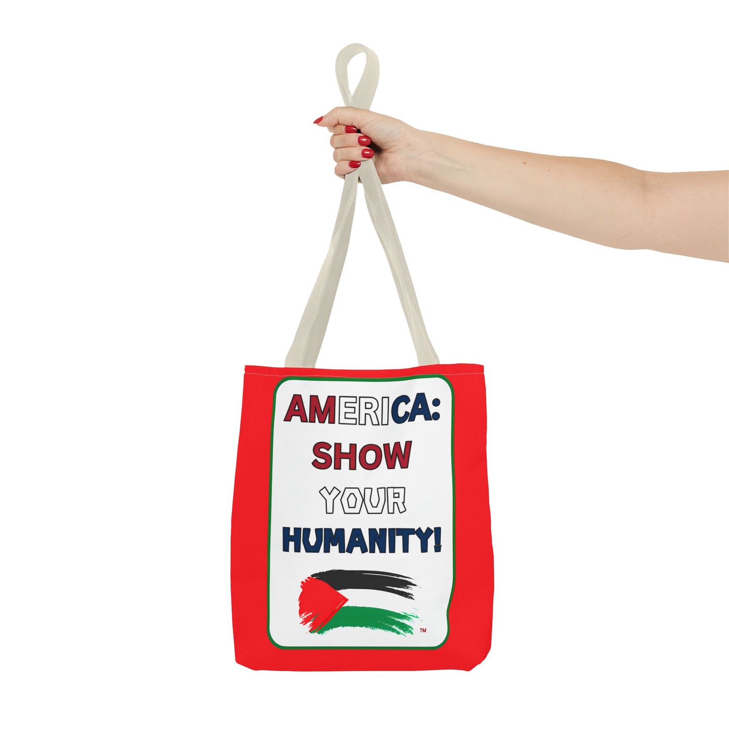 PALESTINE HUMANITY TOTE BAG