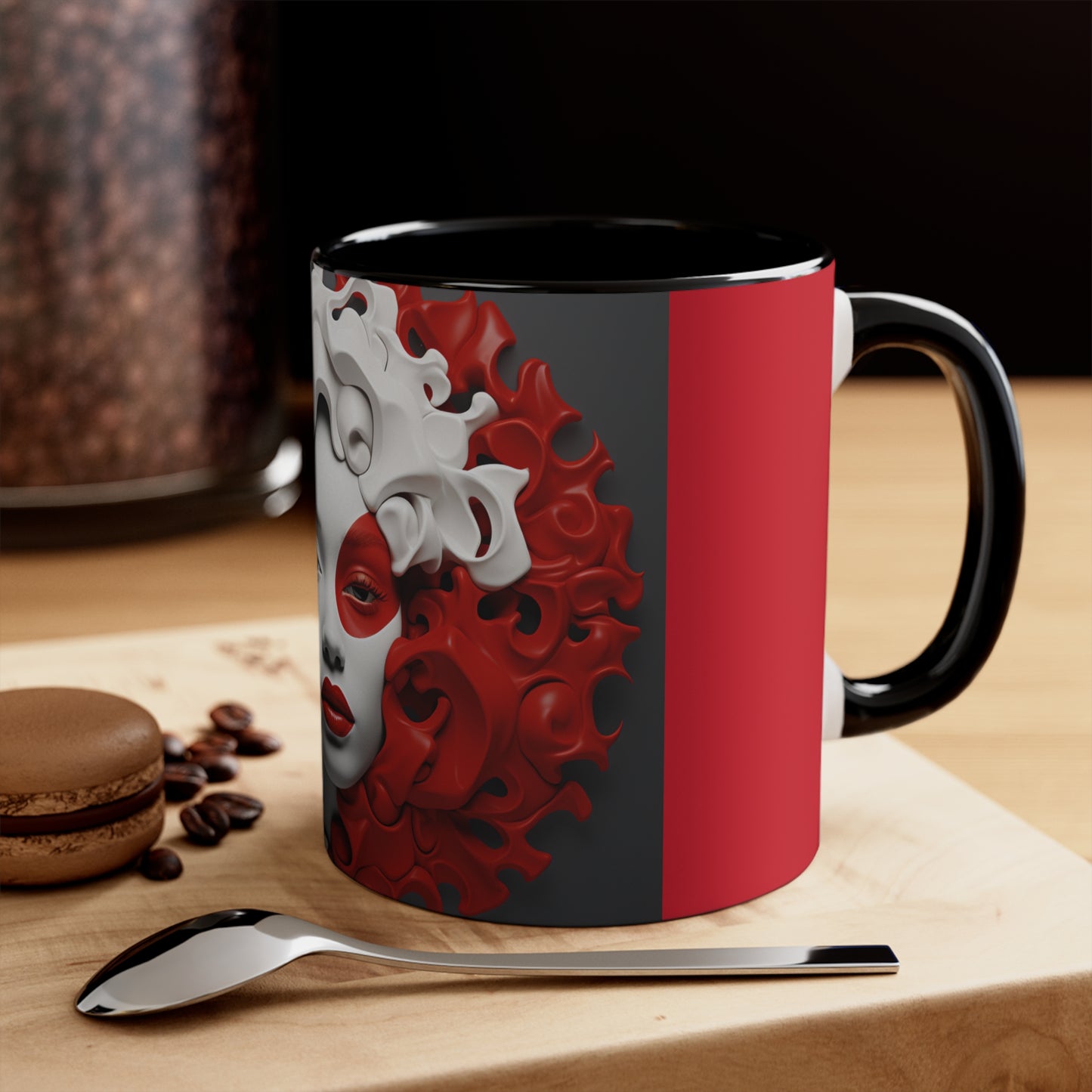 DEL CRIMSON CURLS MUG CERAMIC - MUG 11OZ