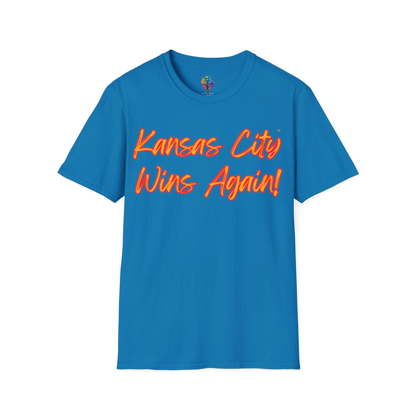 KC WINS AGAIN SOFTSTYLE T-SHIRT UNISEX