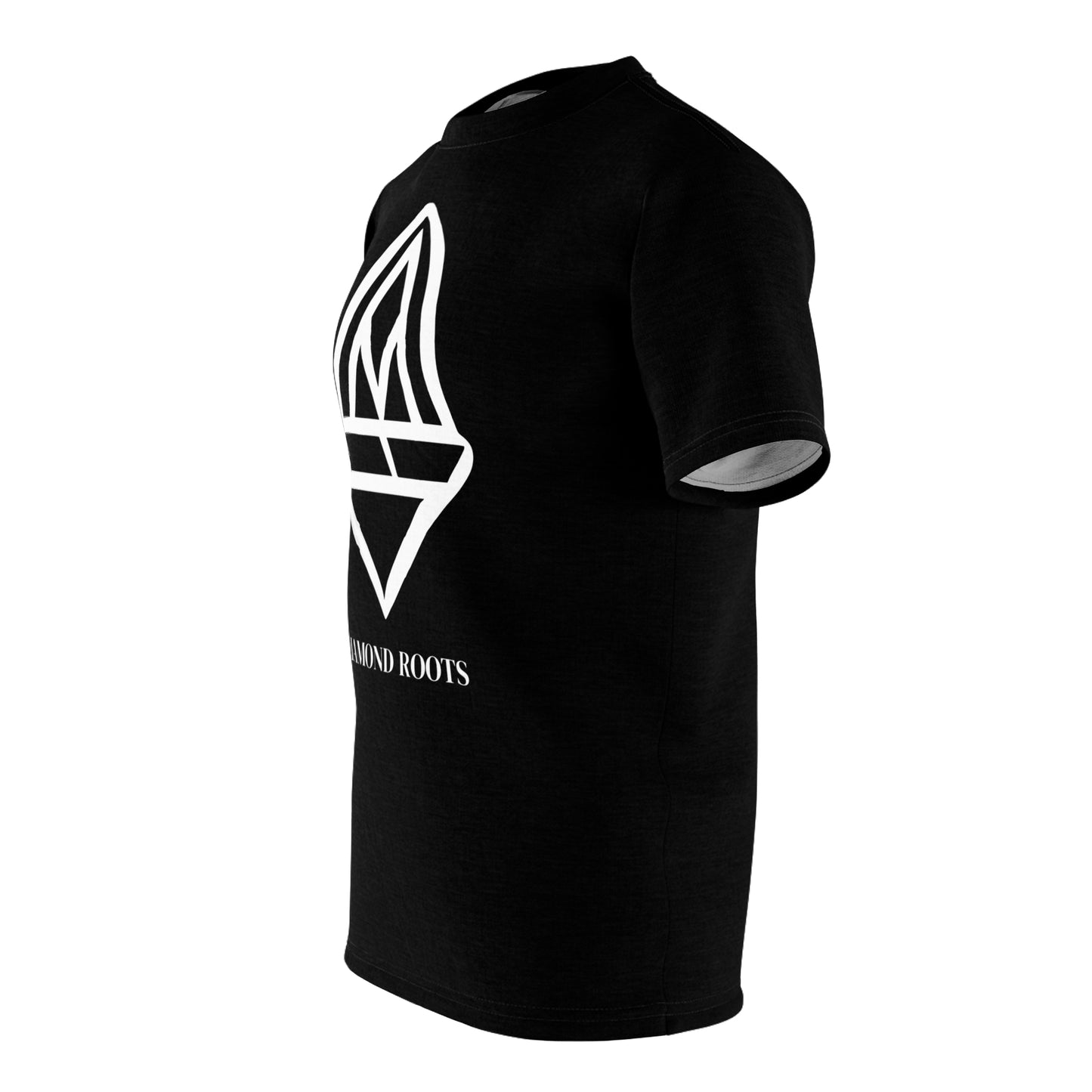 DIAMOND ROOTS BLACK TEE UNISEX