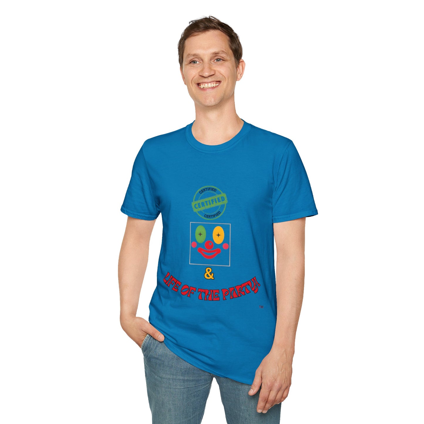 CERTIFIED CLOWN SOFTSTYLE T-SHIRT UNISEX