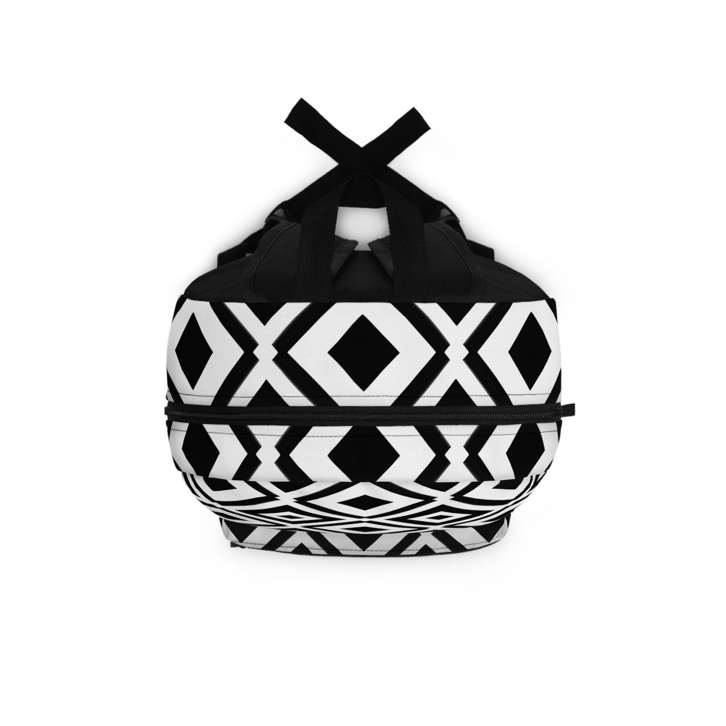 DIAMONDS BLACK WHITE BACKPACK