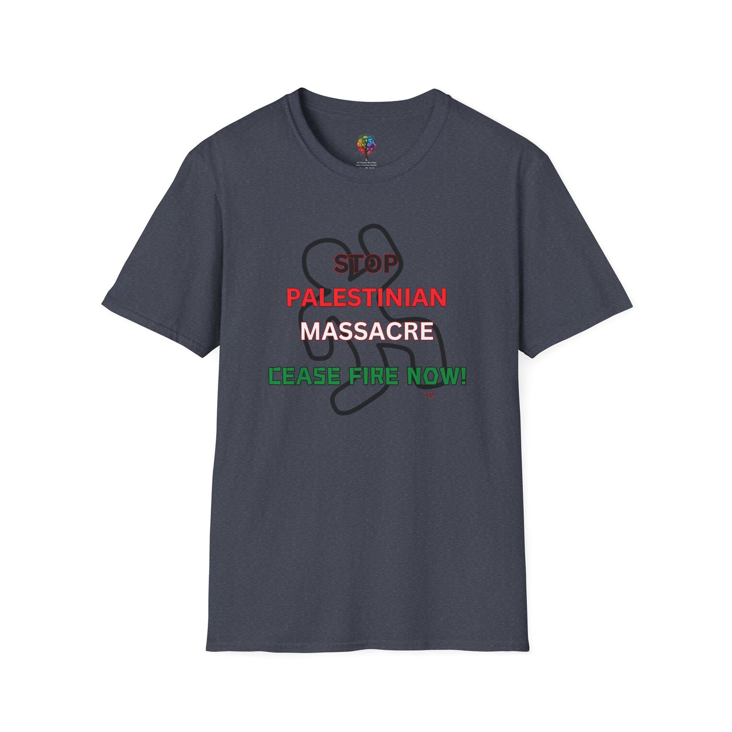 PALESTINE CEASE FIRE T-SHIRT UNISEX