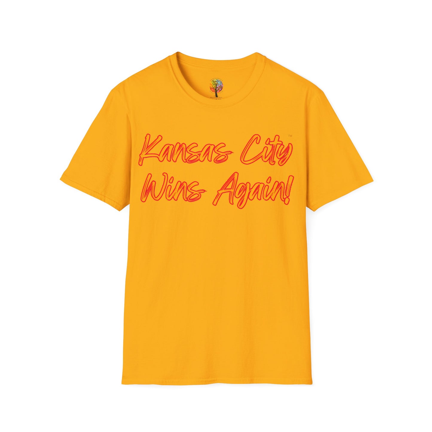 KC WINS AGAIN SOFTSTYLE T-SHIRT UNISEX