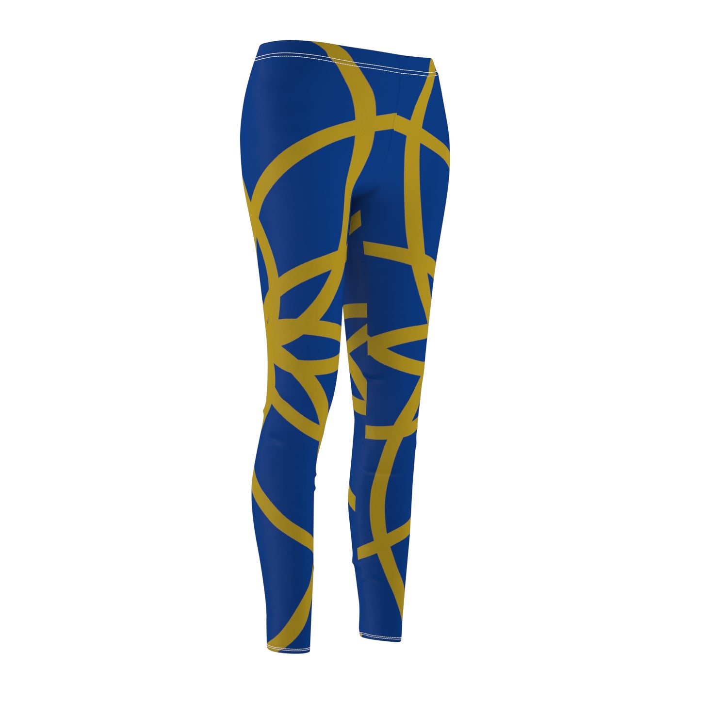 SGR SPIRALS GOLD BLUE LEGGINGS