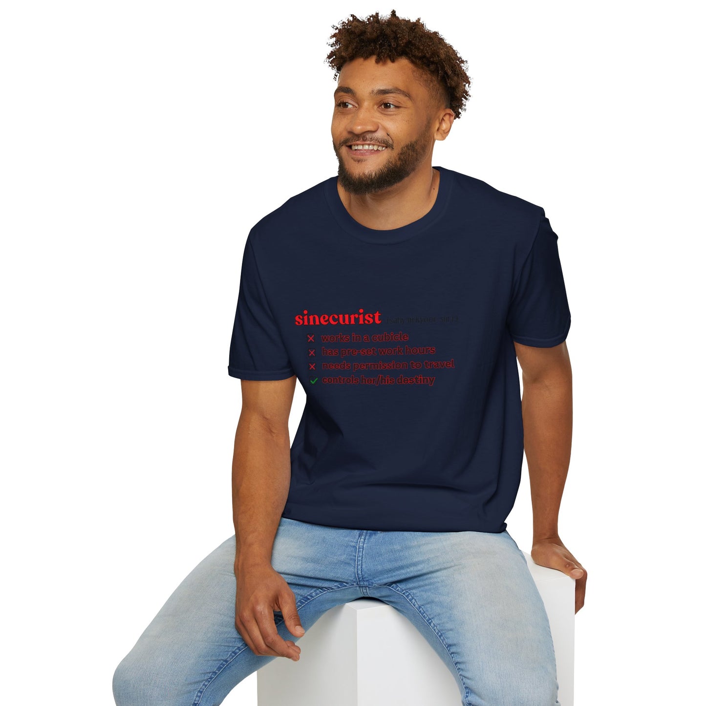 UNI GOOGLE CHECK BOX R T-SHIRT - UNISEX