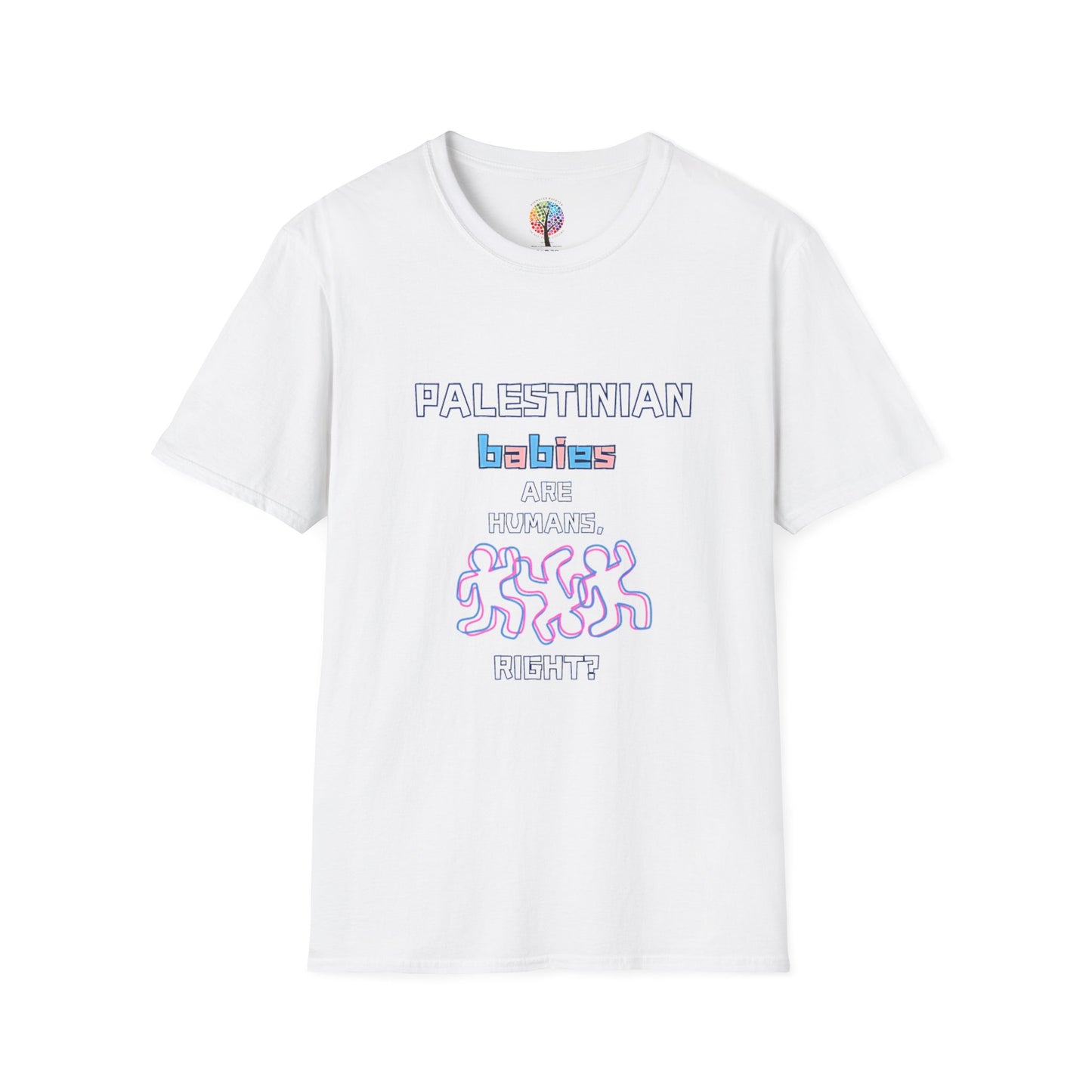 PALESTINE HUMAN BABIES T-SHIRT UNISEX