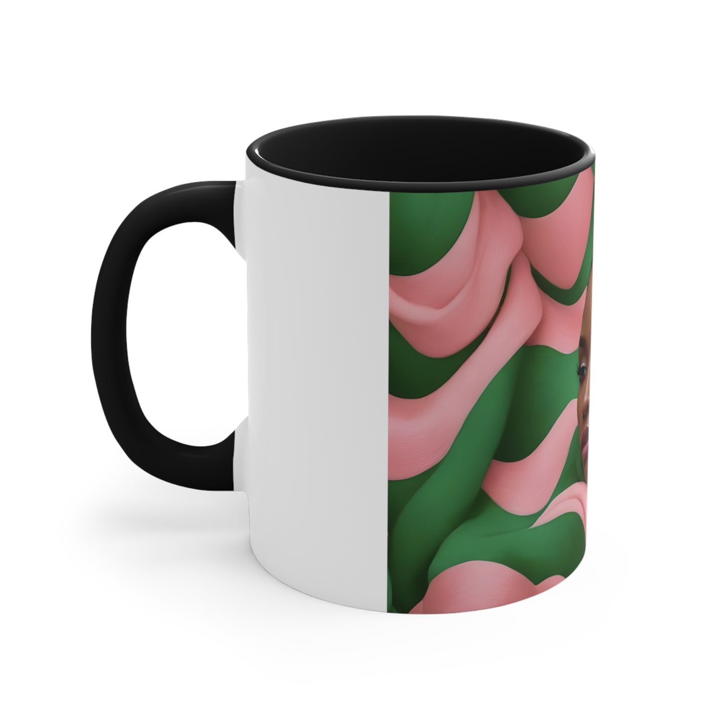 PAG SWIRLY BACK MUG, 11OZ